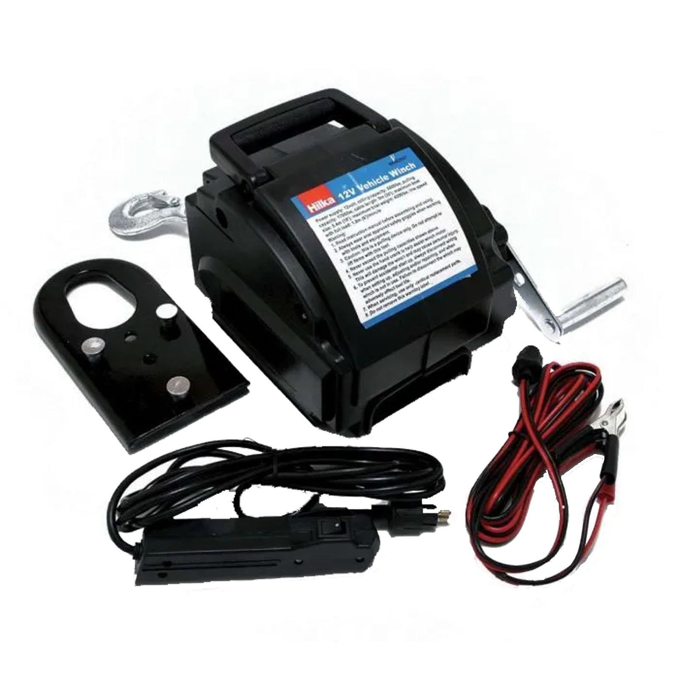 Powerful 12 Volt Vehicle Winch