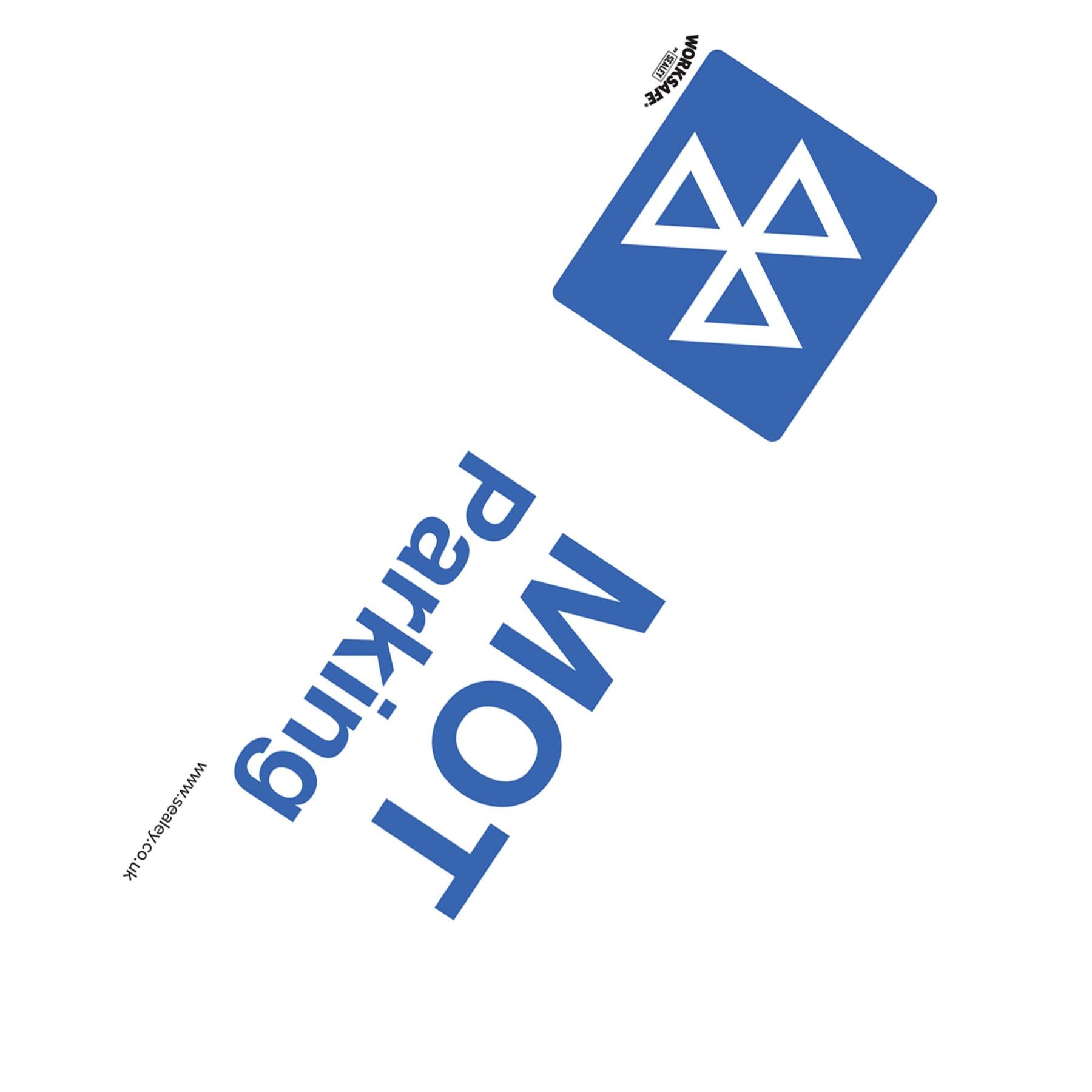 Safety Sign - MOT Parking - Self Adhesive Vinyl - Pack of 10. Sealey