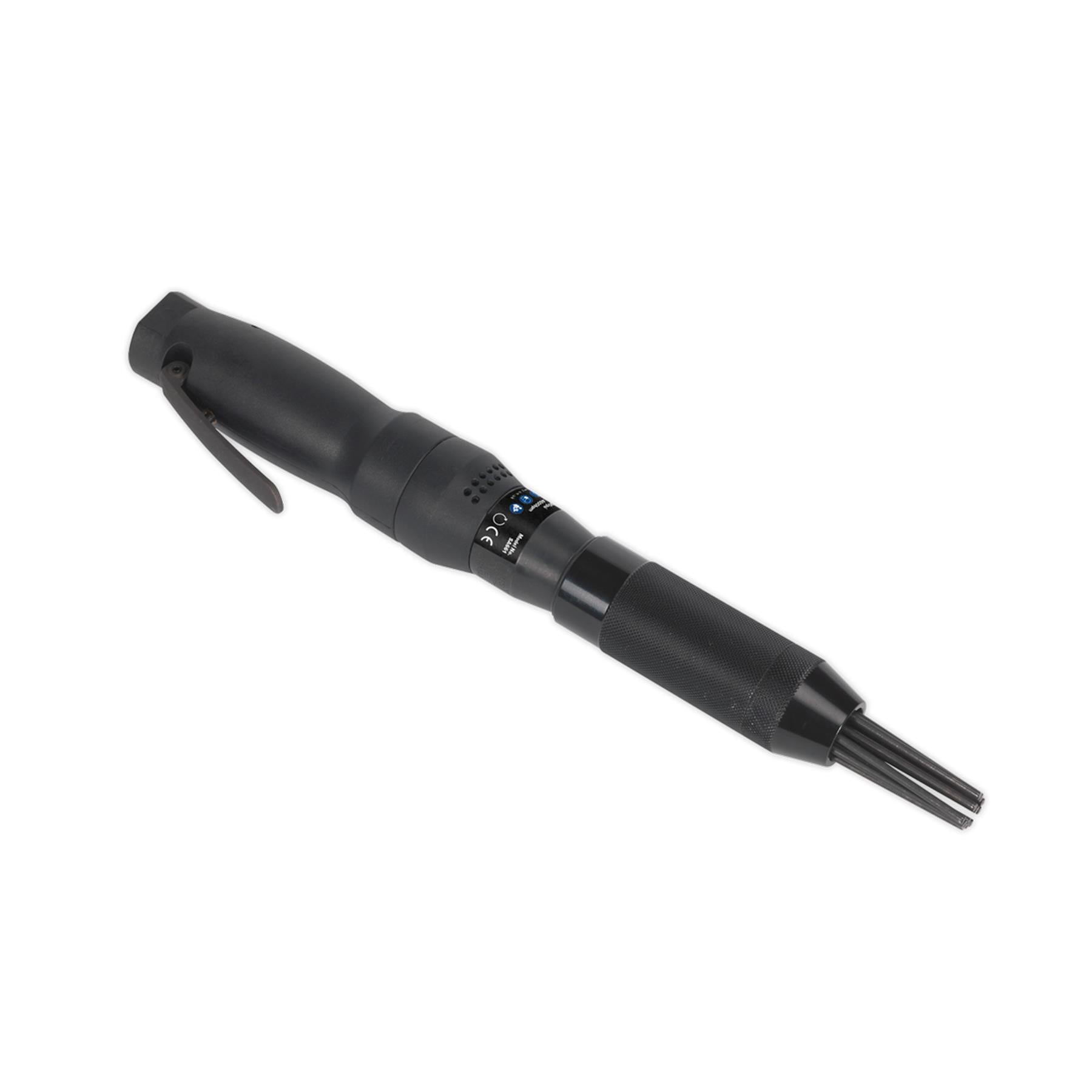 Sealey Air Needle Scaler Composite Directional Low Noise Air Exhaust