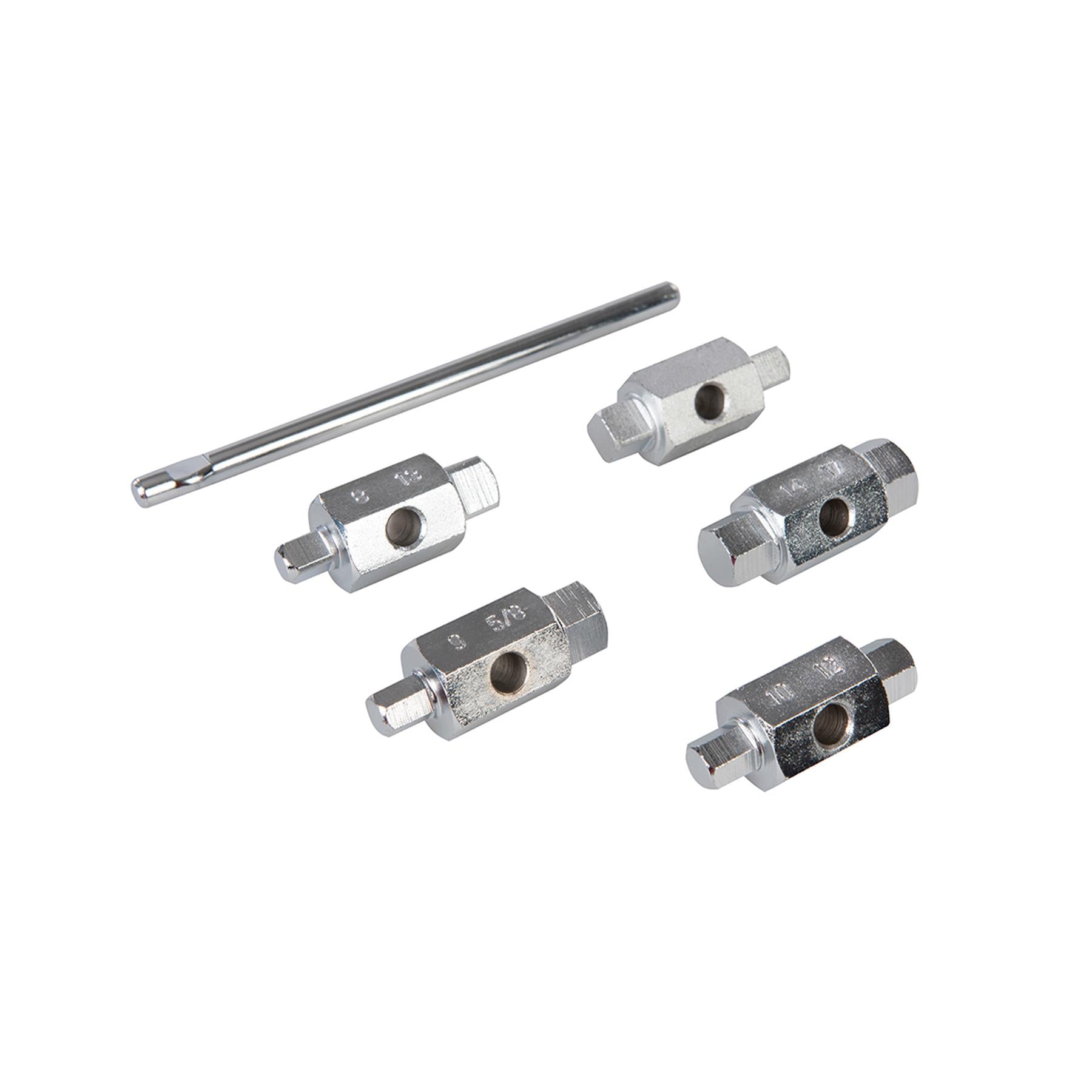 5 piece Sump Plug Key Set - Brake Drain Gearbox Axle Oil 10 SIZES