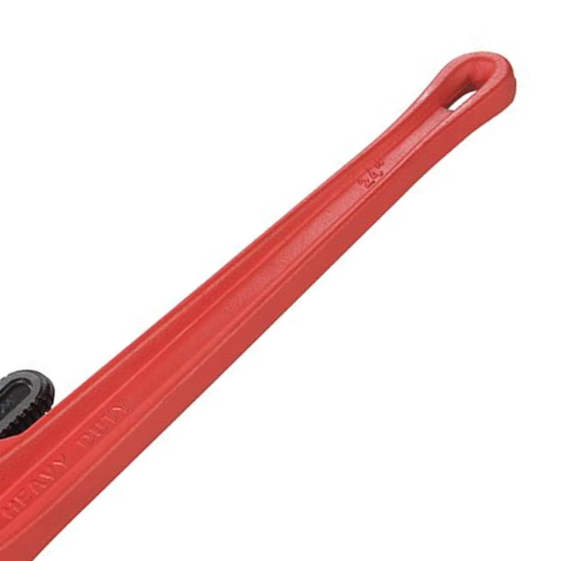 Heavy Duty Pipe Wrench 610mm/24" Corrosion-Resistant & Rippled Powder Coating