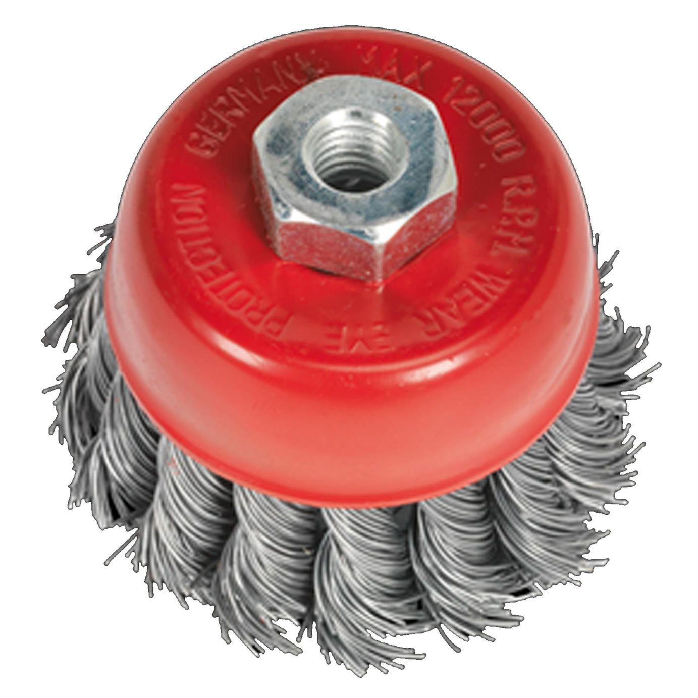 Sealey Twist Knot Wire Cup Brush 65mm M10 x 1.25mm