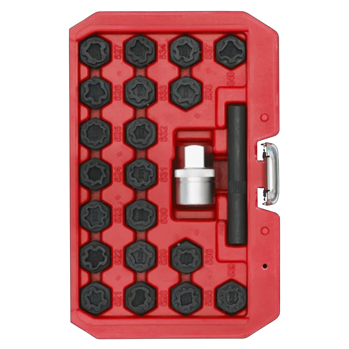 Sealey Locking Wheel Nut Key Set 22pc - VAG