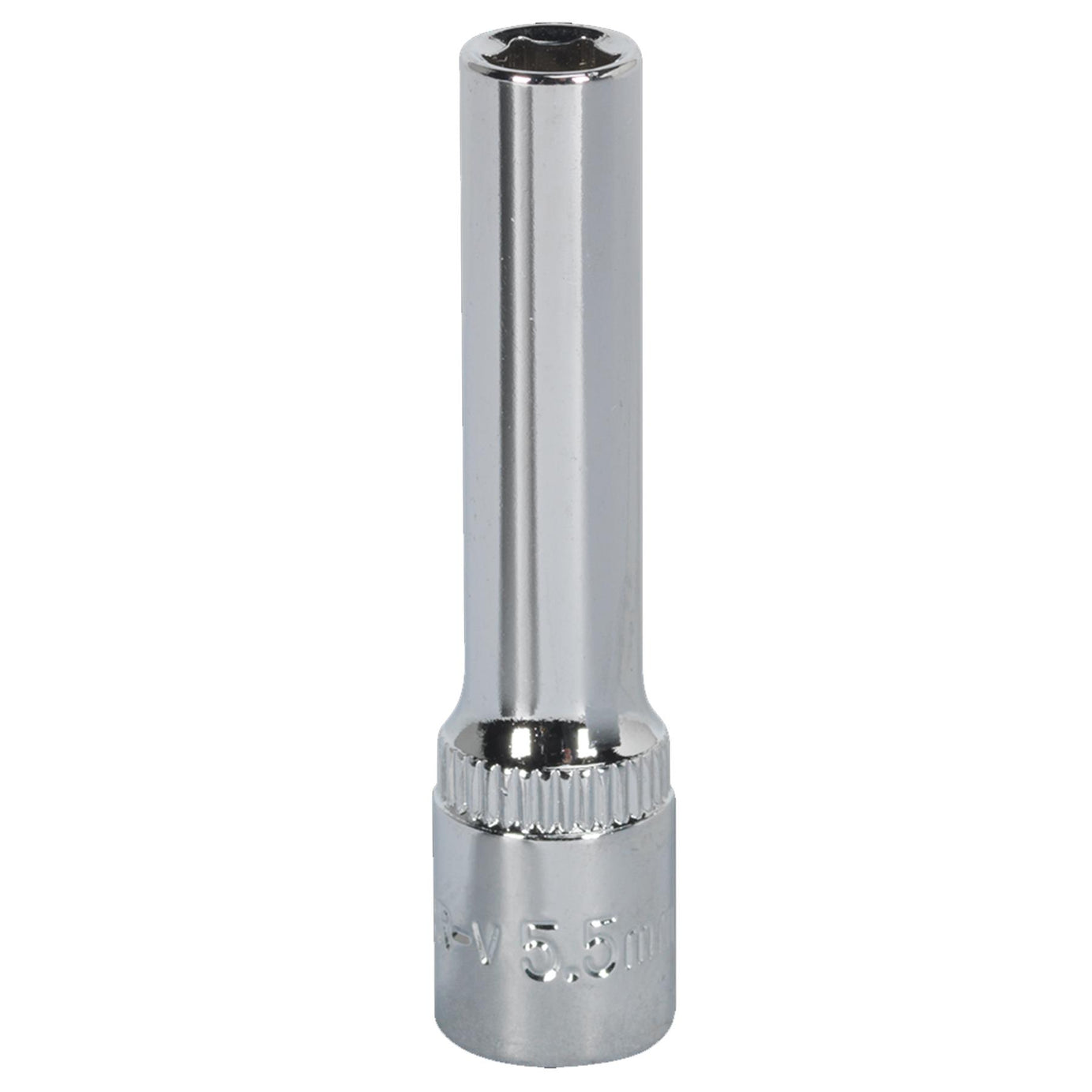 Sealey WallDrive Socket 5.5mm Deep 1/4"Sq Drive Fully Polished