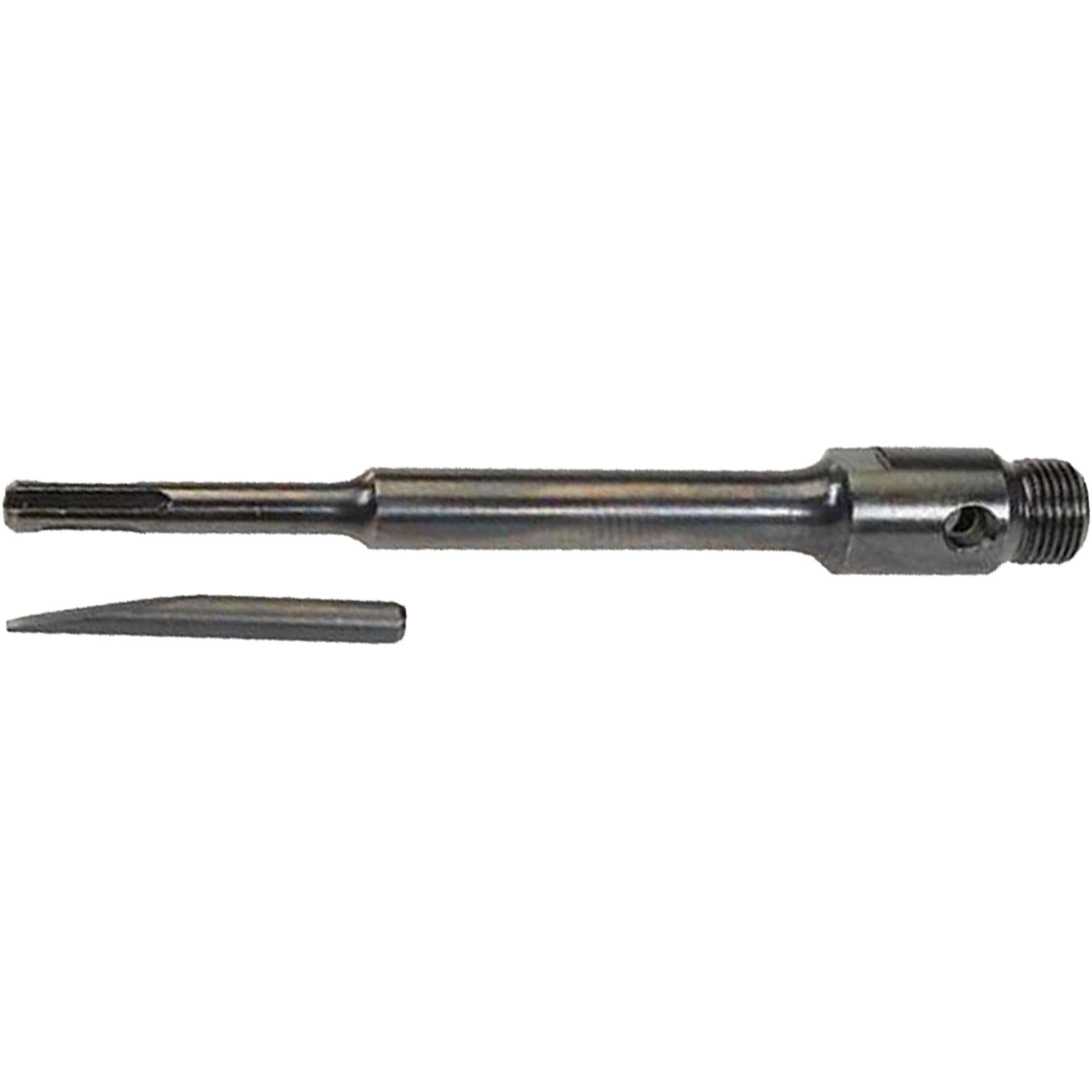 TCT Core Drill Bit 100mm Hole Saw Masonry Stone Brick SDS Plus 200mm Shaft Pilot