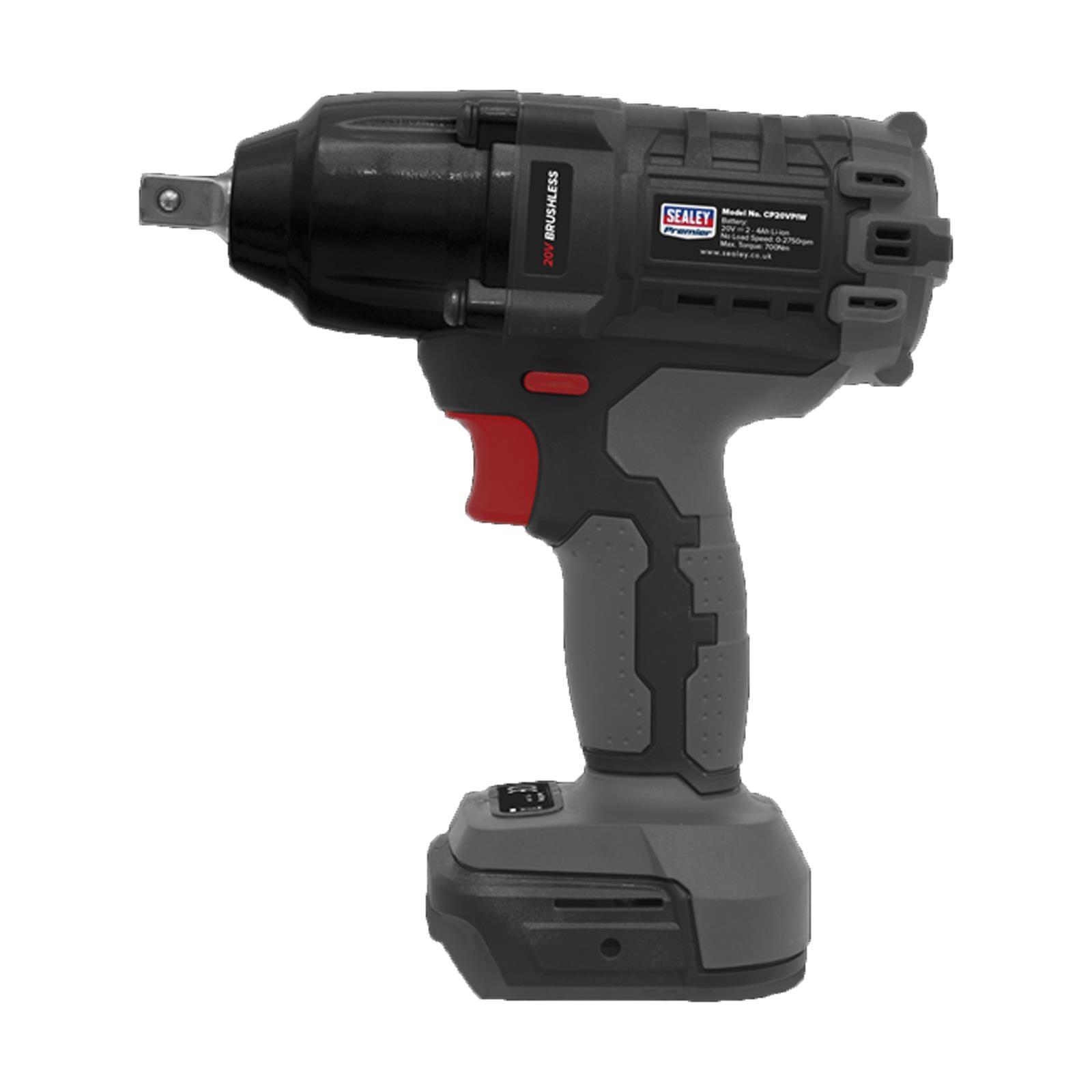 Impact Wrench 20V 1/2"Sq Drive 700Nm - Body Only - Sealey - CP20VPIW