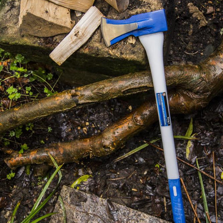 Bluespot 4.5lb Wood Splitting Axe Fibreglass Shaft Anti Jam Head *Lifetime Warranty*