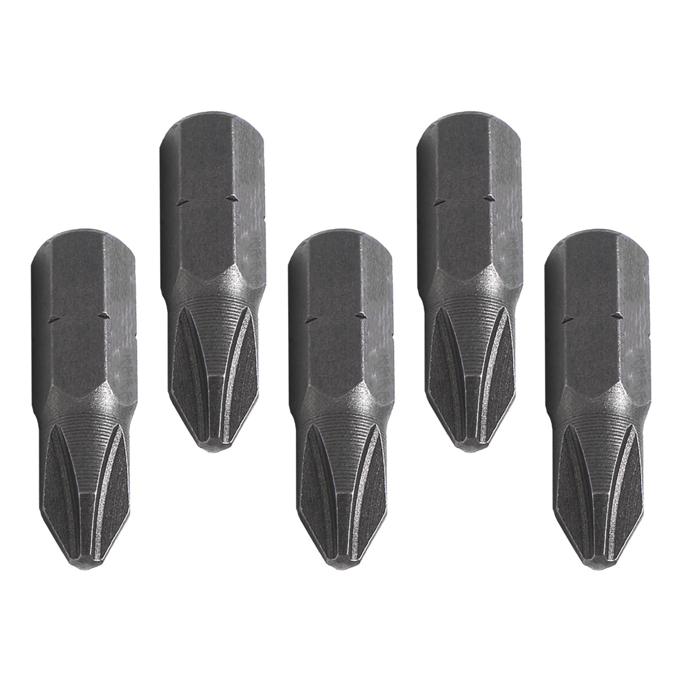 PH2 Phillips Screwdriver Bits CRV Chrome Vanadium Steel 1/4" Hex Drive 5Pcs