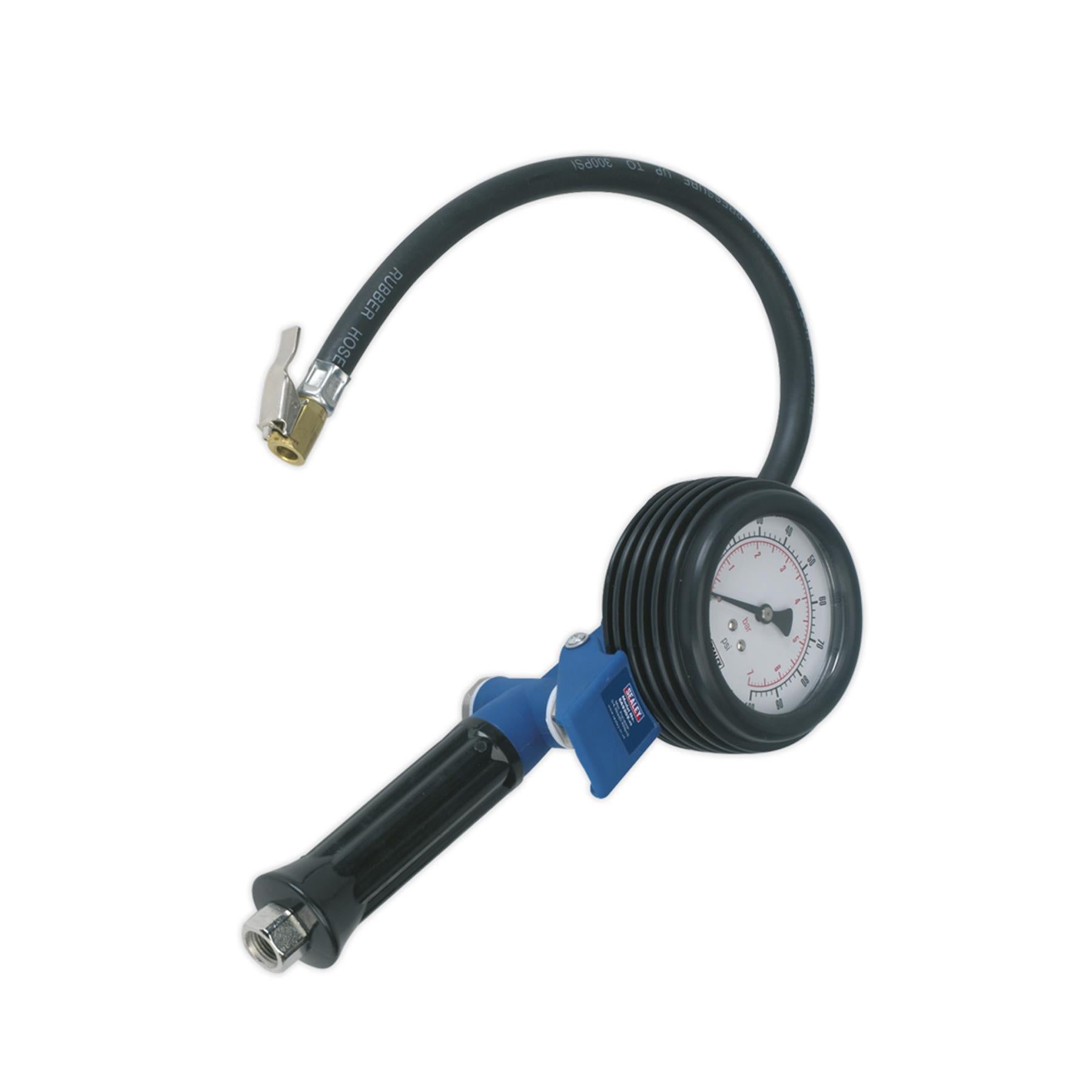 Sealey Jumbo Tyre Inflator with Clip-On Connector