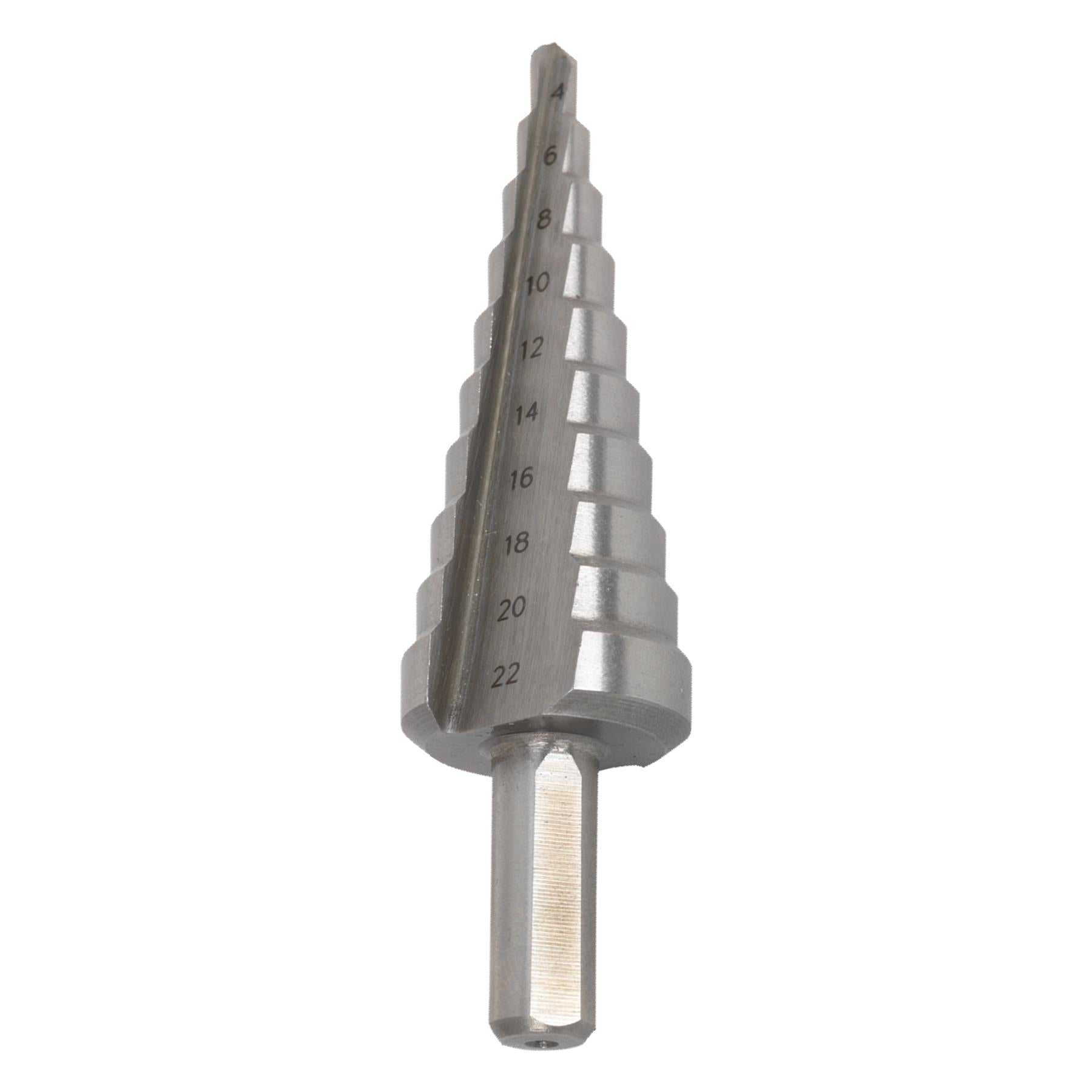 Sealey HSS 4341 Step Drill Bit 4-22mm Double Flute