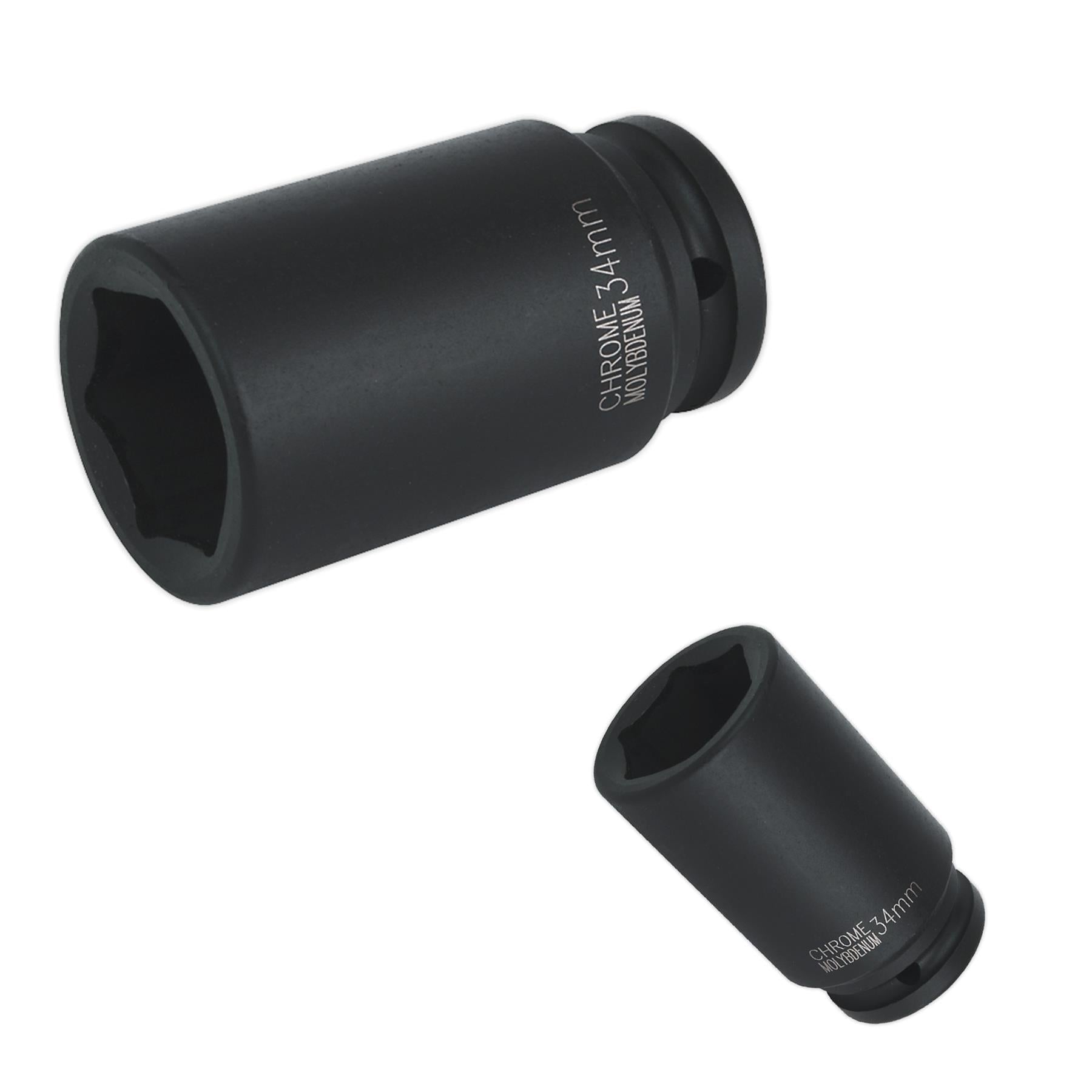Sealey Impact Socket 34mm Deep 3/4"Sq Drive