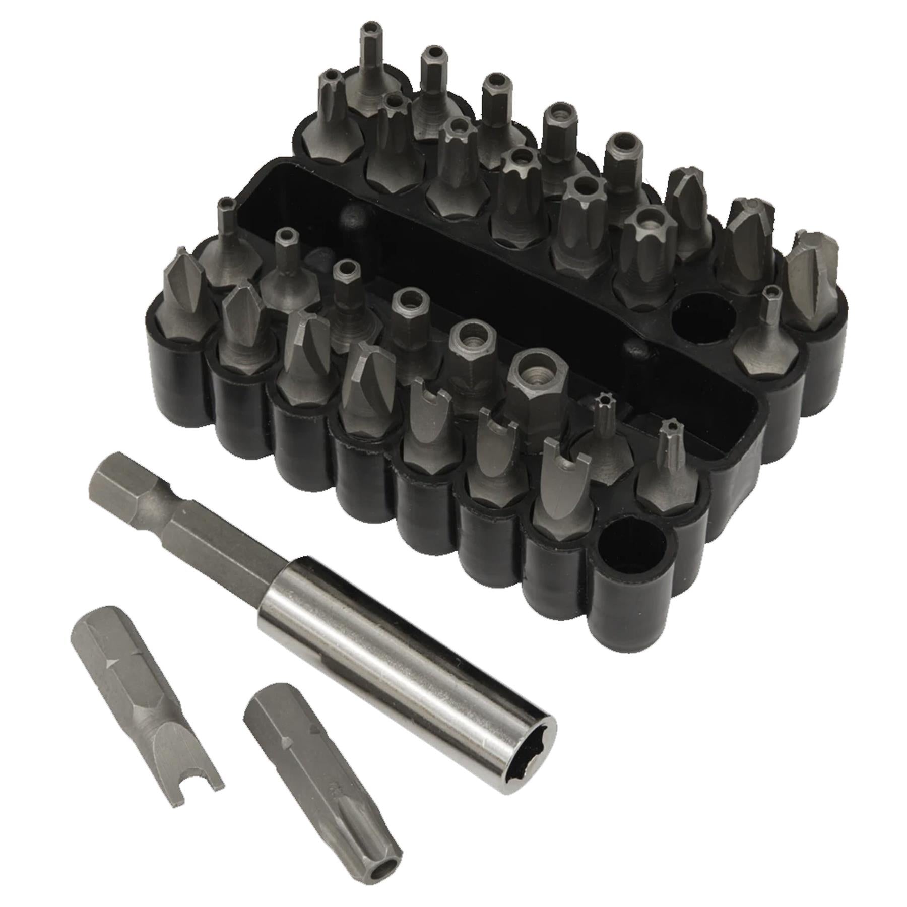 Sealey Security Bit & Magnetic Adaptor Set 33pc