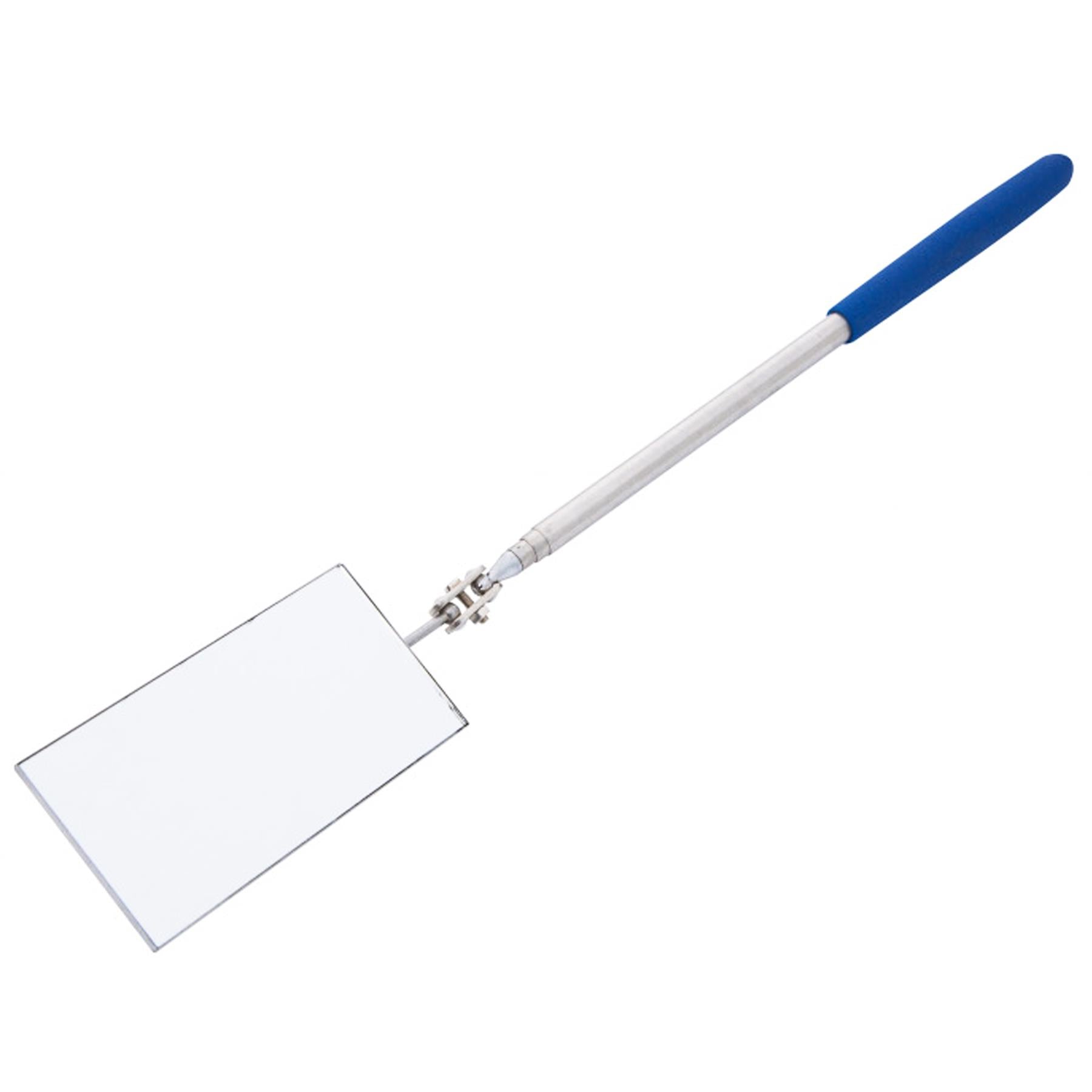 Bluespot Mechanics Inspection Mirror Telescopic Extending Rectangle 2" X 4"