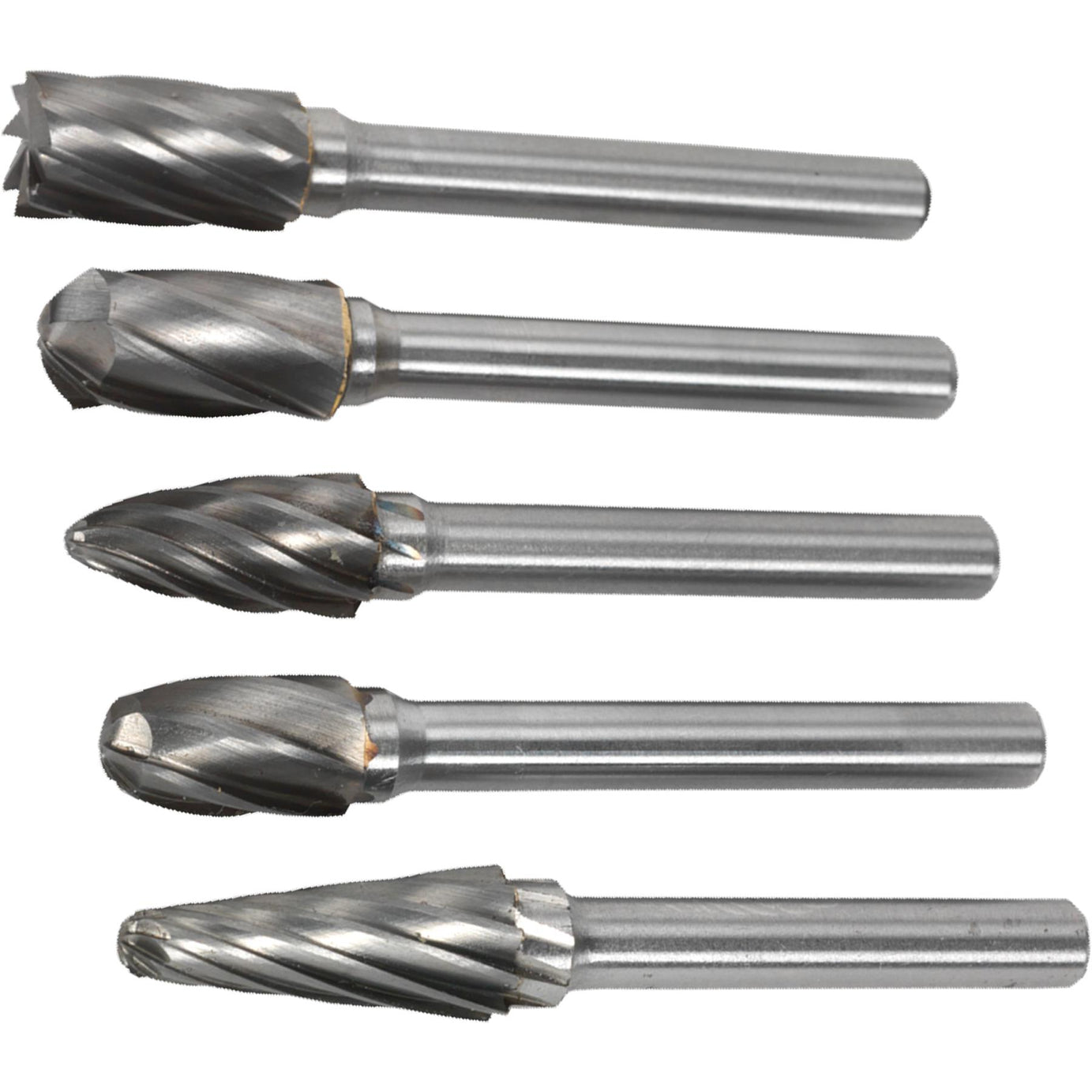 Sealey Tungsten Carbide Rotary Burr Set 5pc Ripper/Coarse