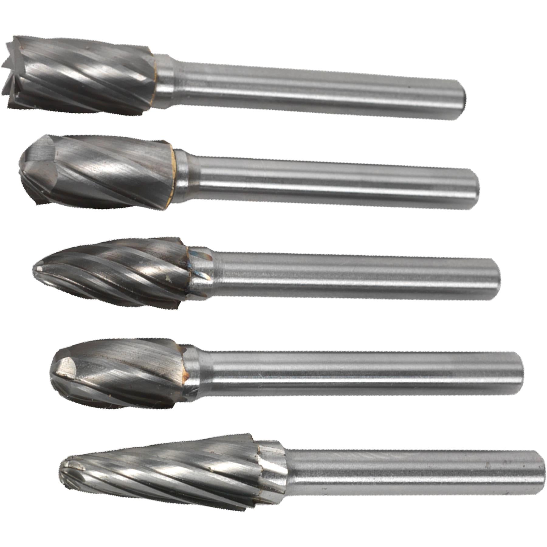 Sealey Tungsten Carbide Rotary Burr Set 5pc Ripper/Coarse