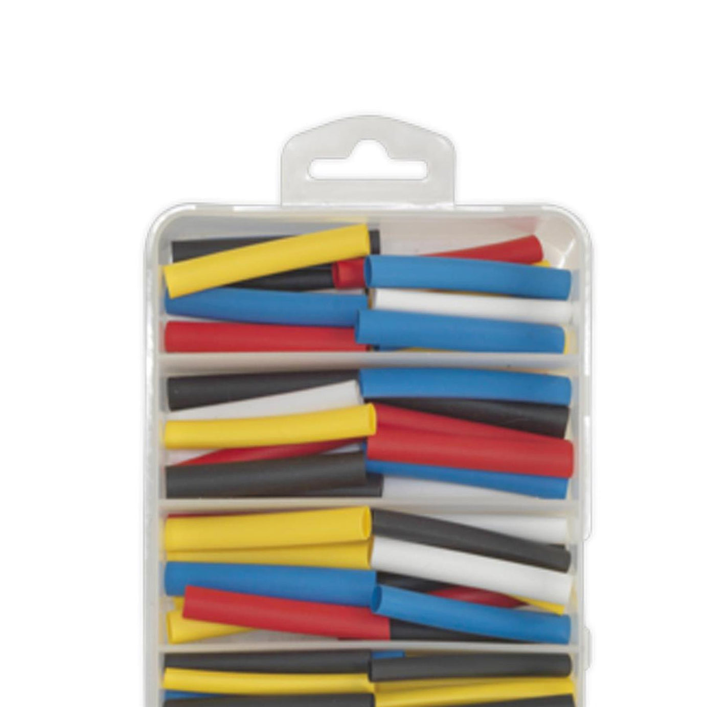 Sealey Heat Shrink Tubing Assortment 180pc 50 & 100mm Mixed Colours