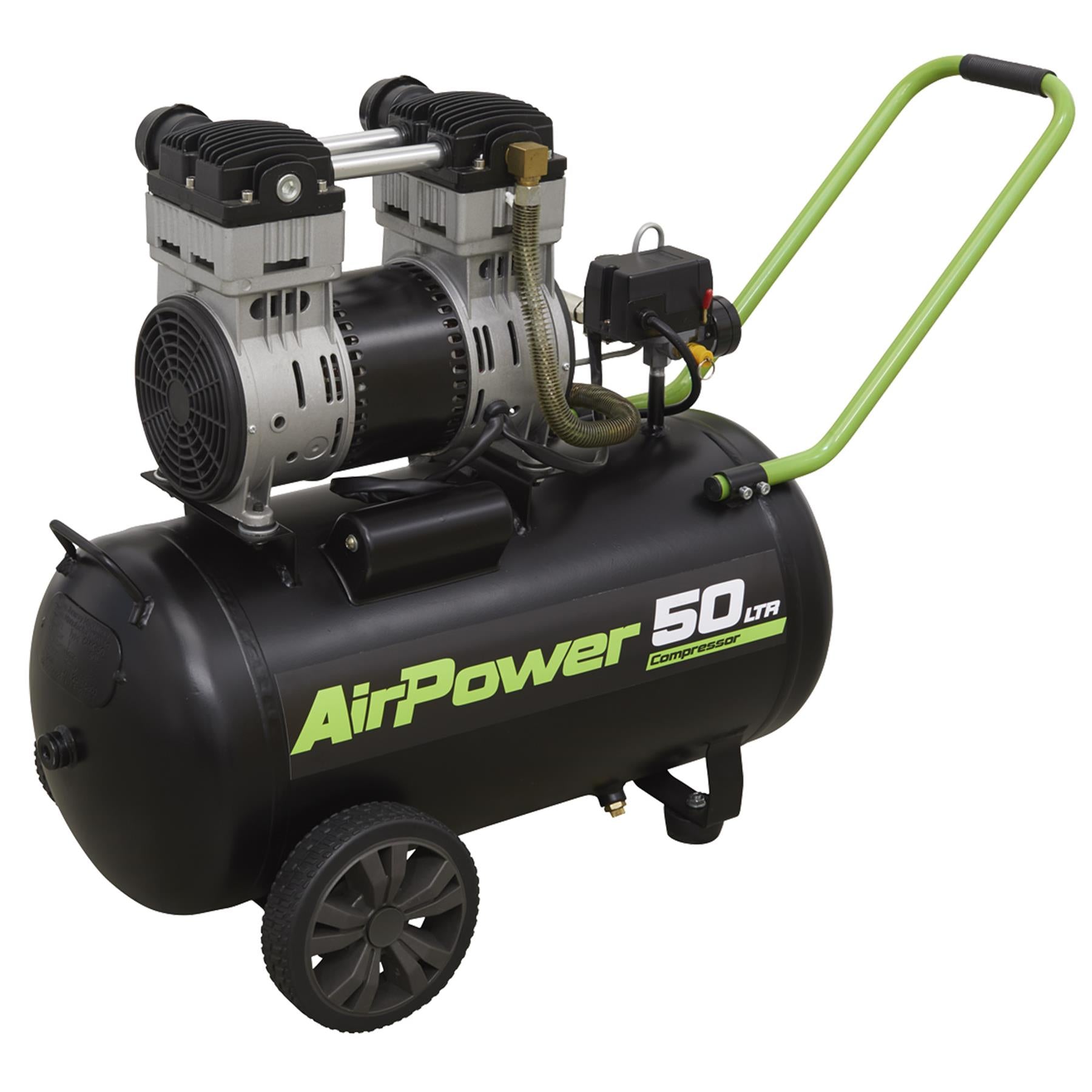 Sealey Silent Compressor 50L Direct Drive 1.6hp