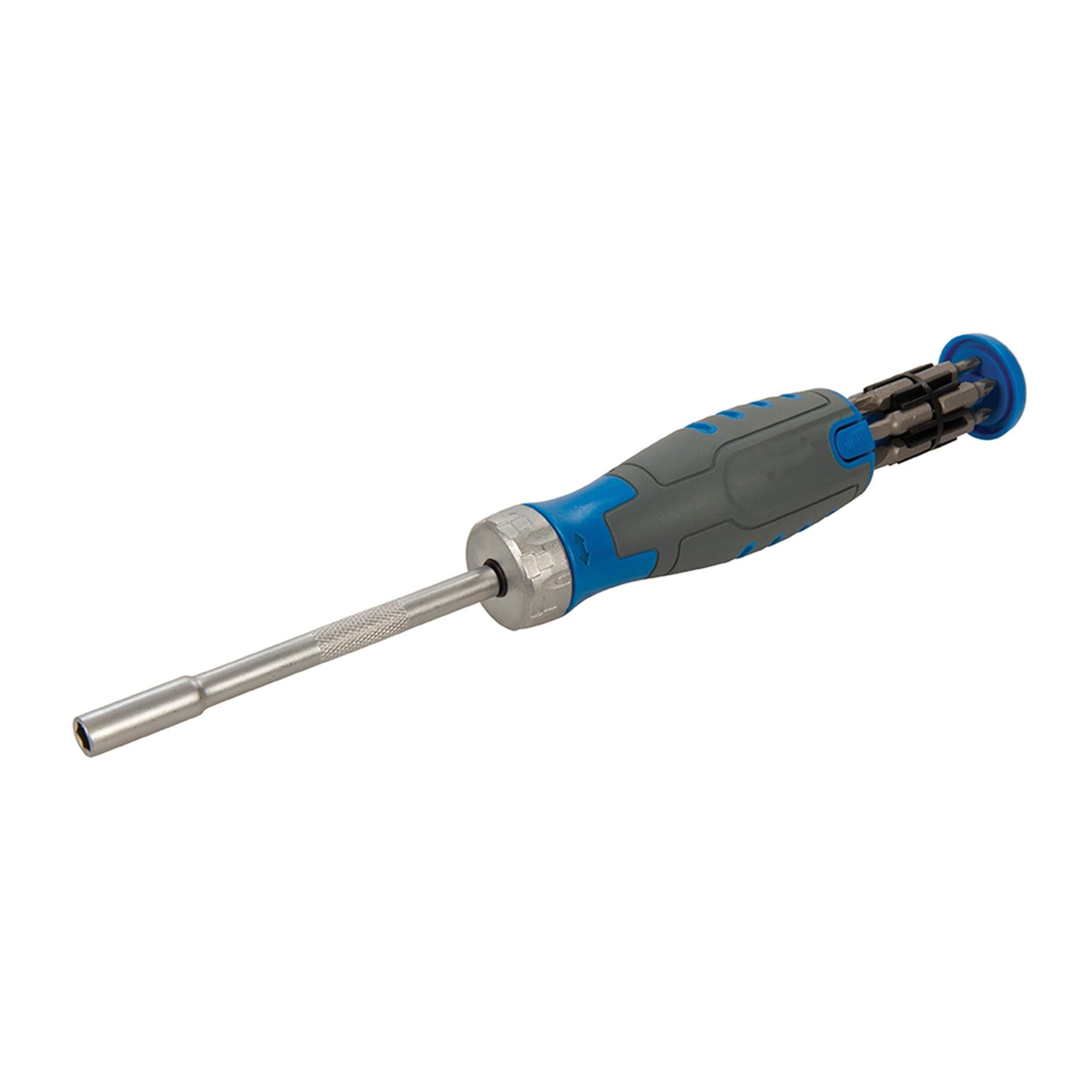 12-in-1 Multi-bit Ratchet Screwdriver Allows Access To Obscure / Confined Fixing