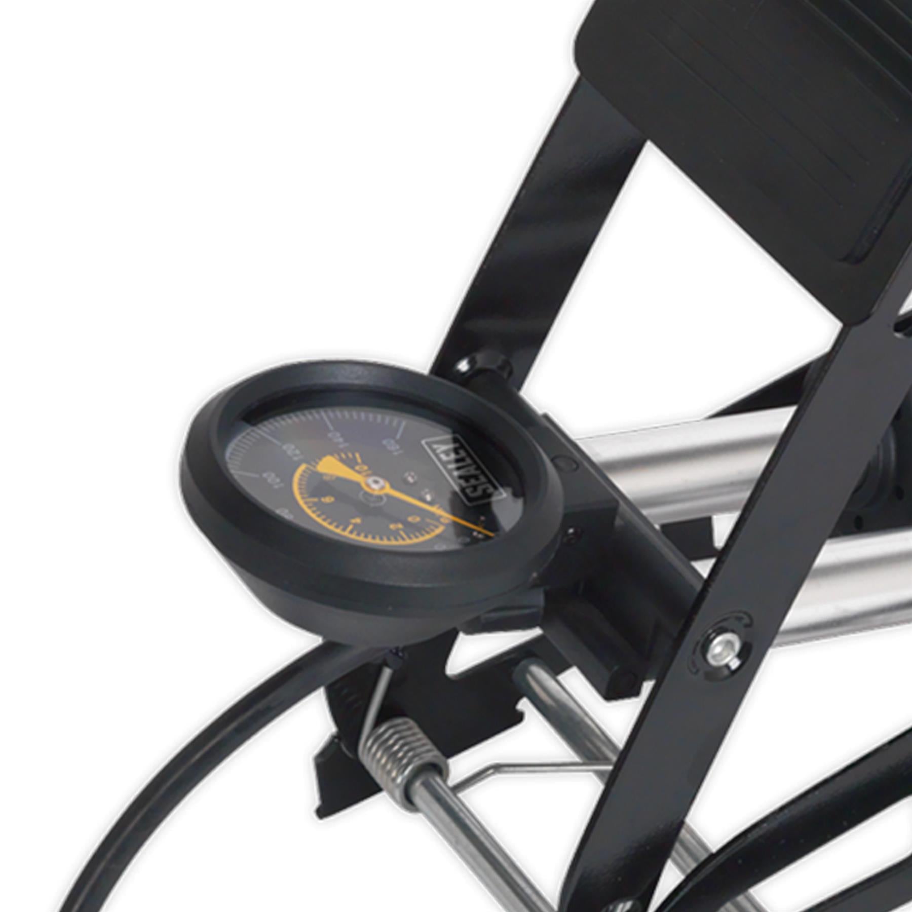 Sealey Foot Pump Twin Barrel