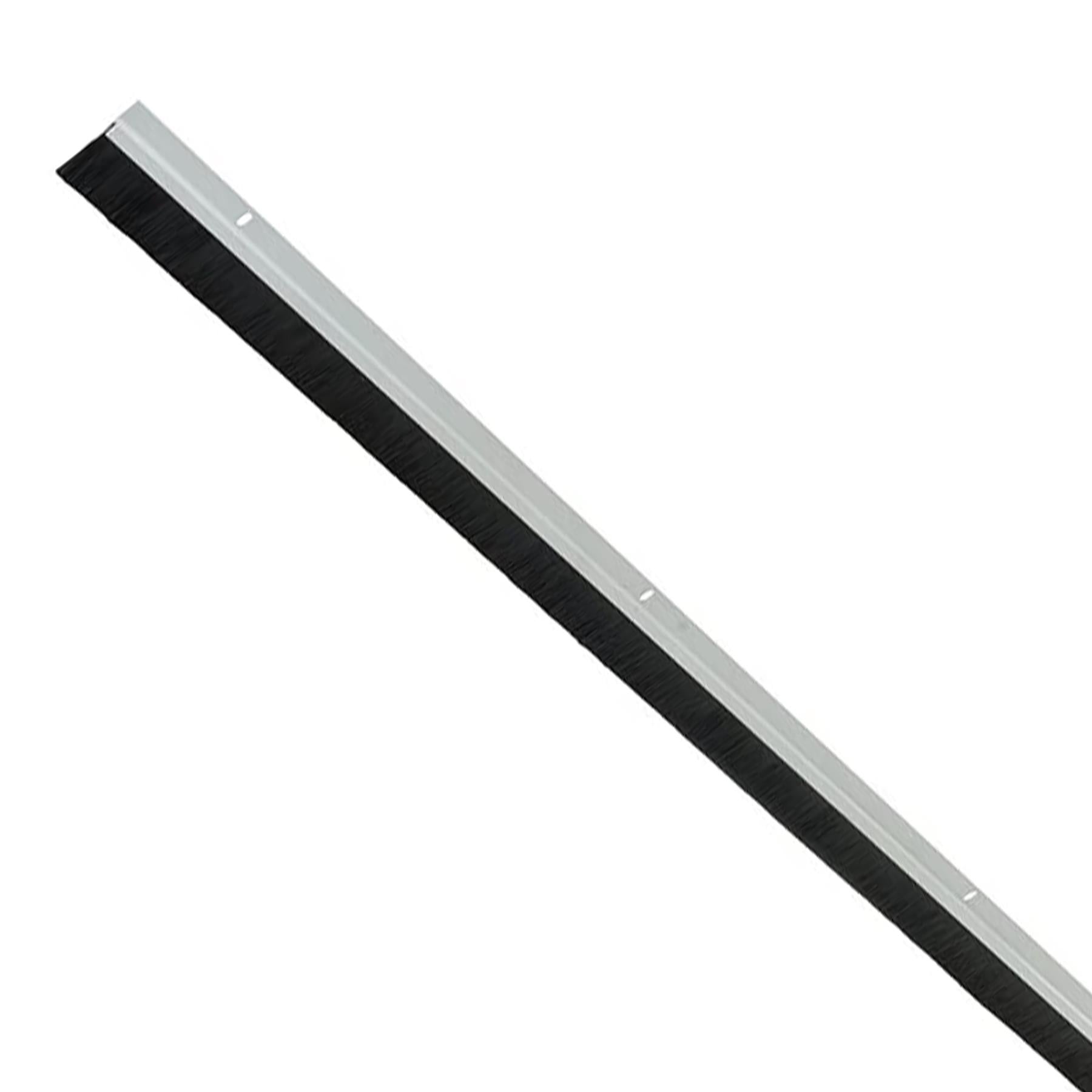 Garage Door Brush Strip Draught Excluder Excluders Seal Aluminium 1067mm Bristles 25mm