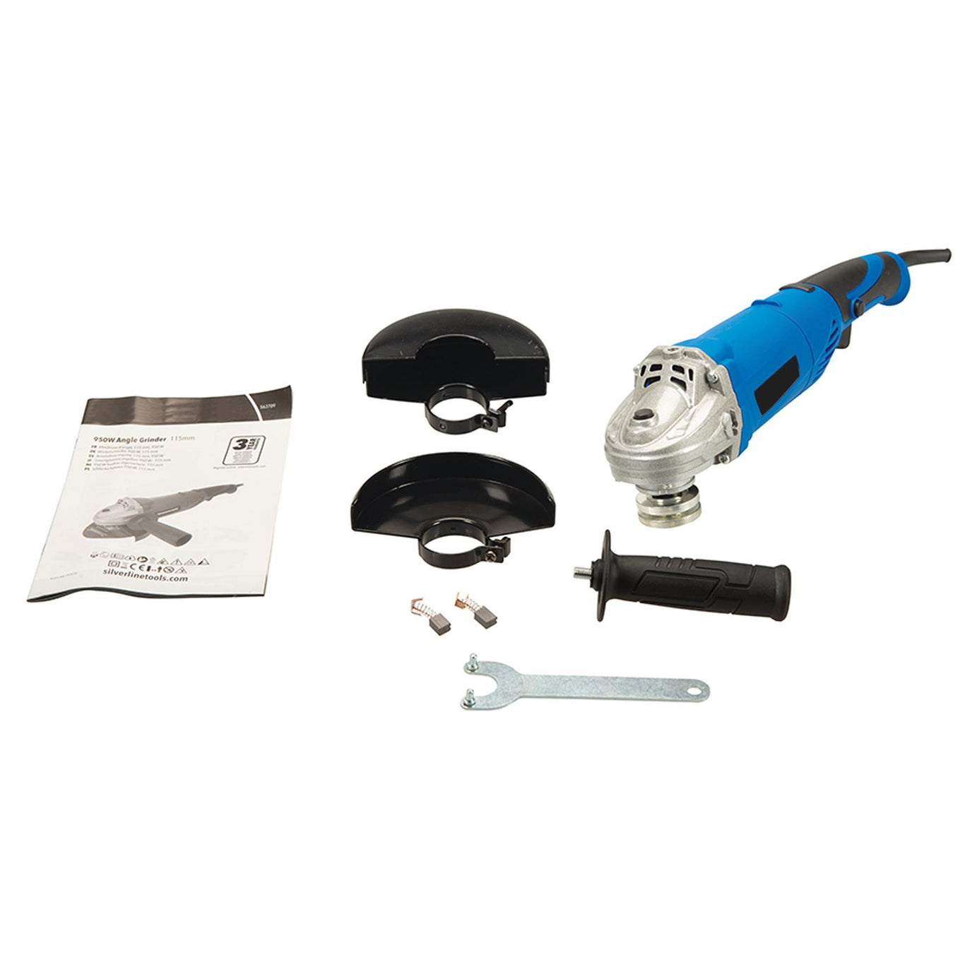 Heavy Duty 800W 4.5" 115mm Electric Angle Grinder & 3 Year Warranty