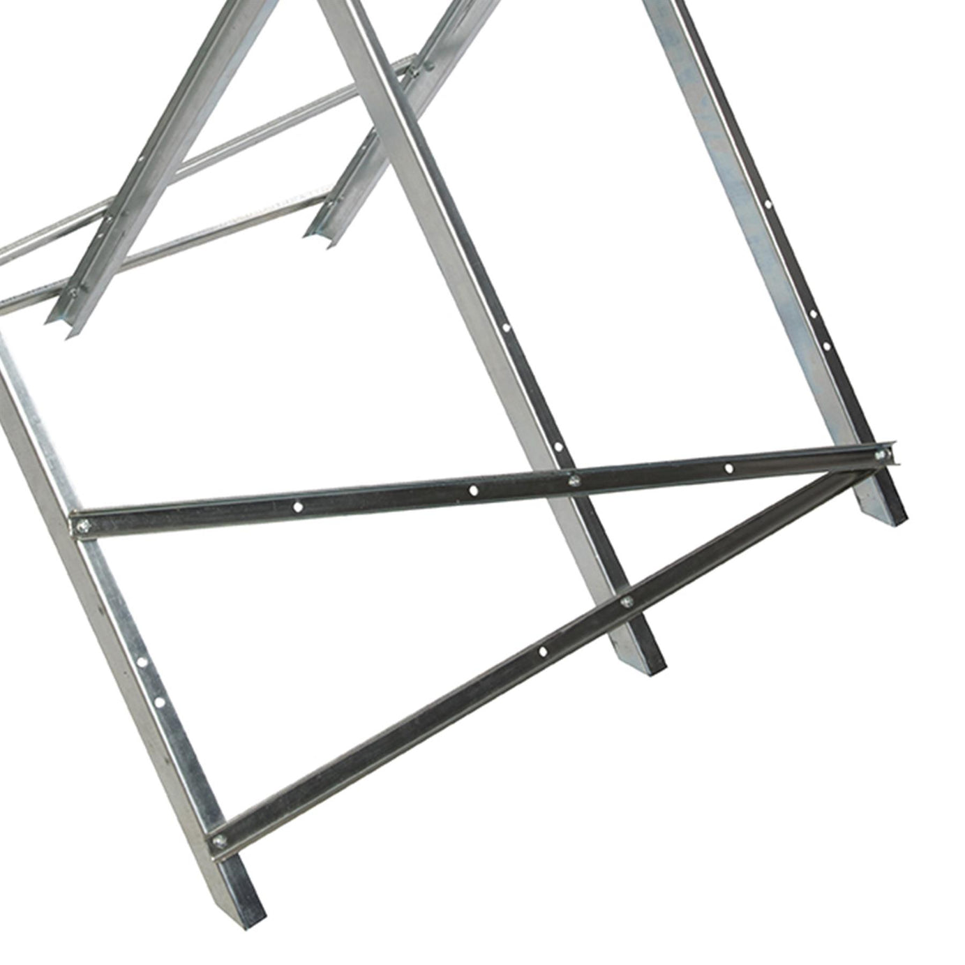 790 x 850mm Saw Horse Metal Sawhorse Logs Wood Chainsaw Cutting Work Bench