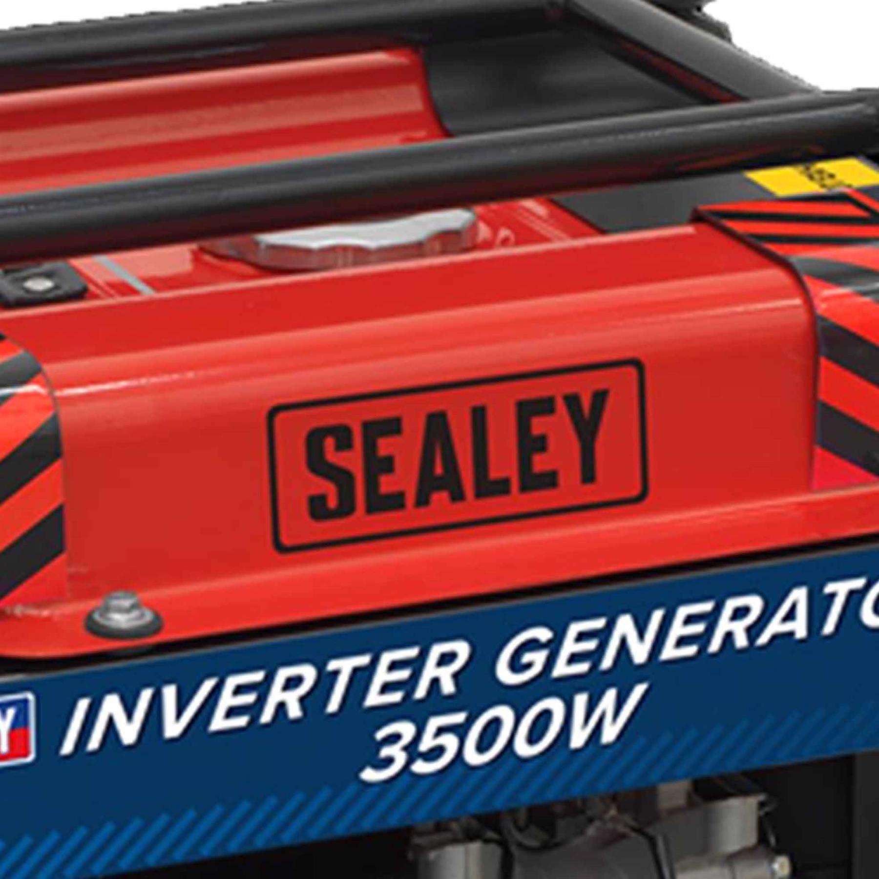 Inverter Generator 3500W 230V 4-Stroke Engine - Sealey - GI3500
