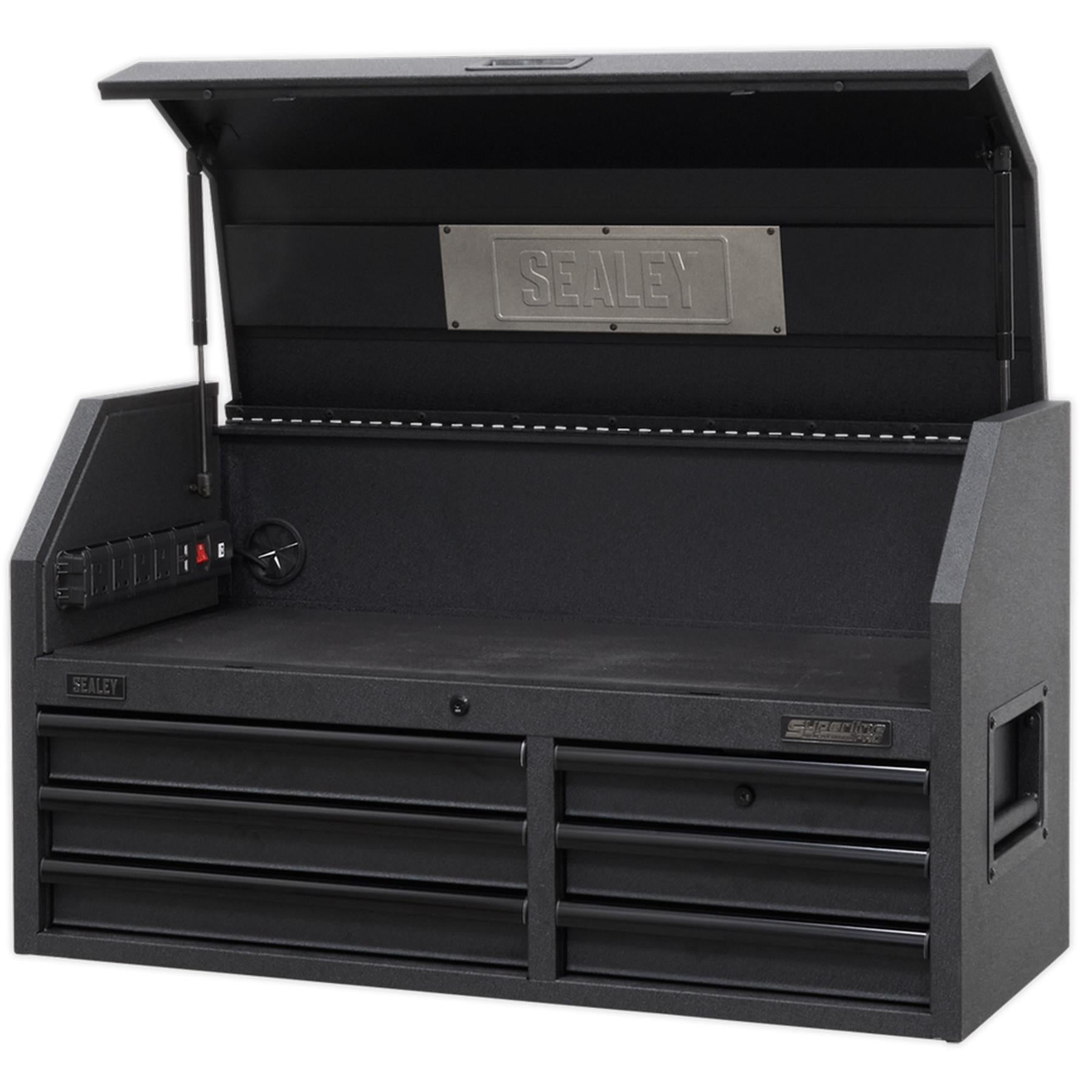 Sealey Topchest 6 Drawer 1030mm Soft Close Drawers & Power Strip