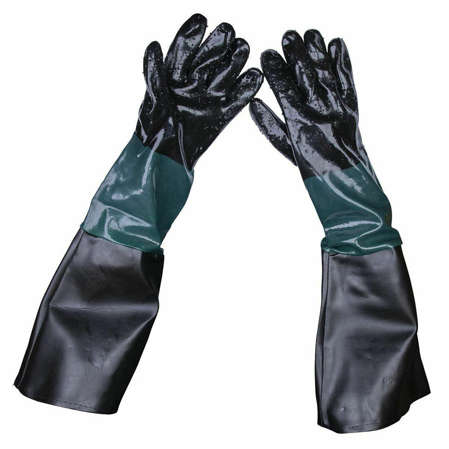 Sealey Shot Blasting Gauntlets 585mm Cuffed Pair