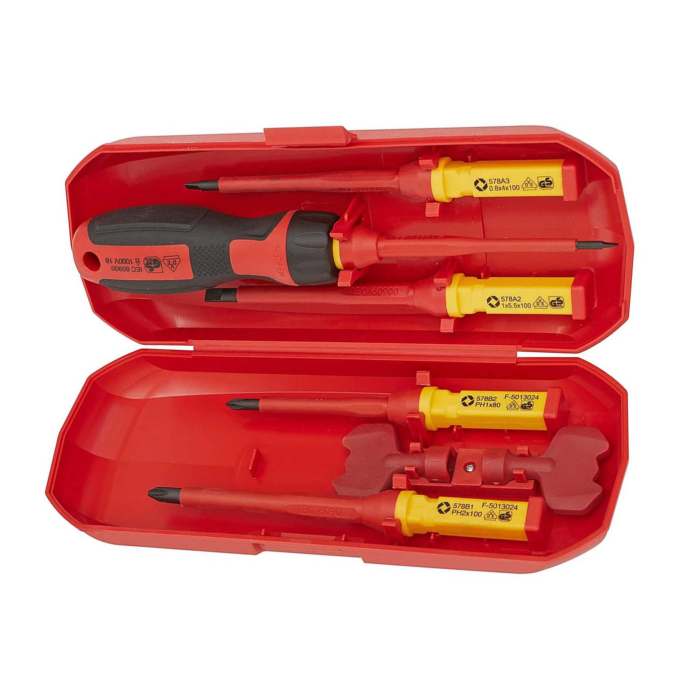 Sealey Screwdriver Set Interchangeable 8pc - VDE Approved