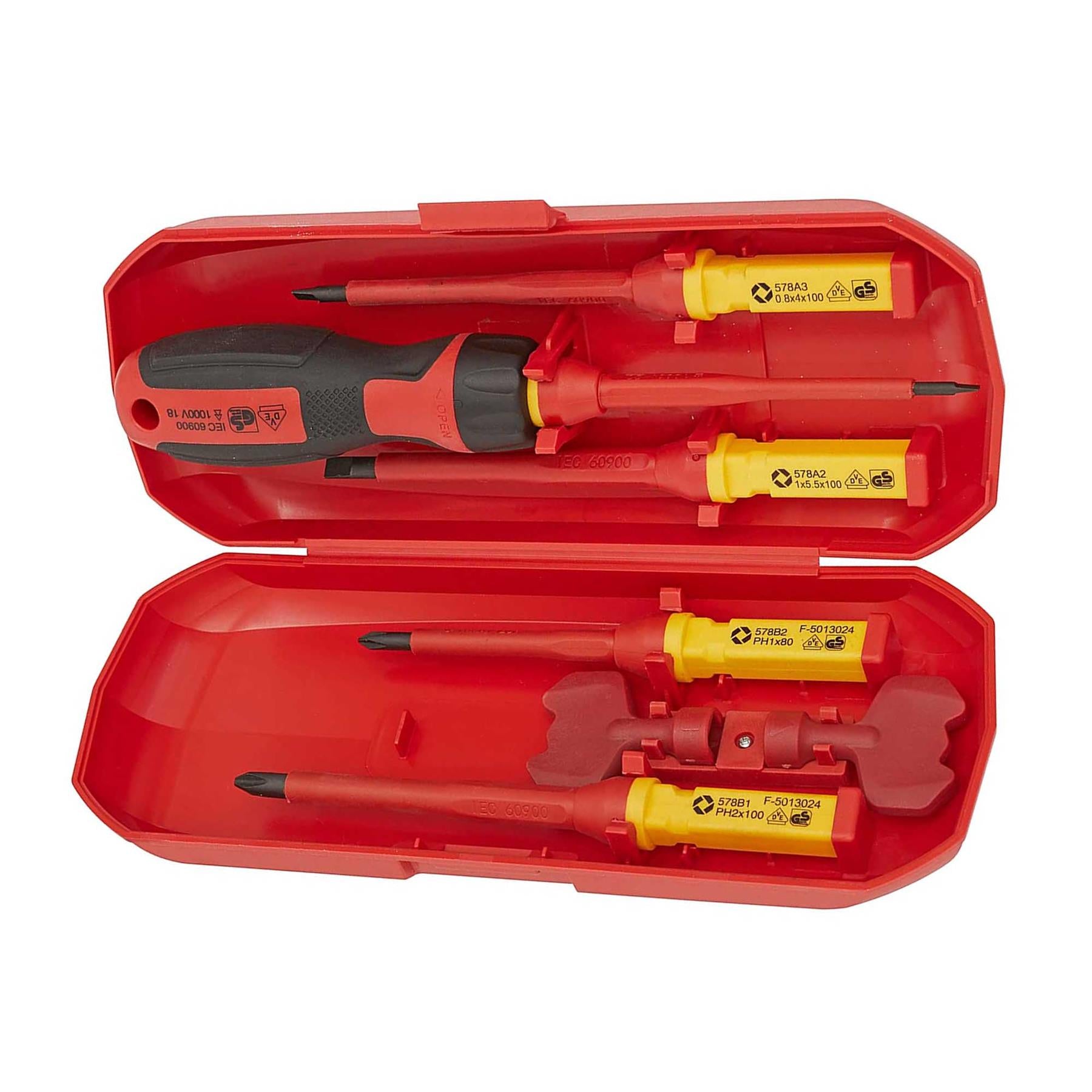 Sealey Screwdriver Set Interchangeable 8pc - VDE Approved