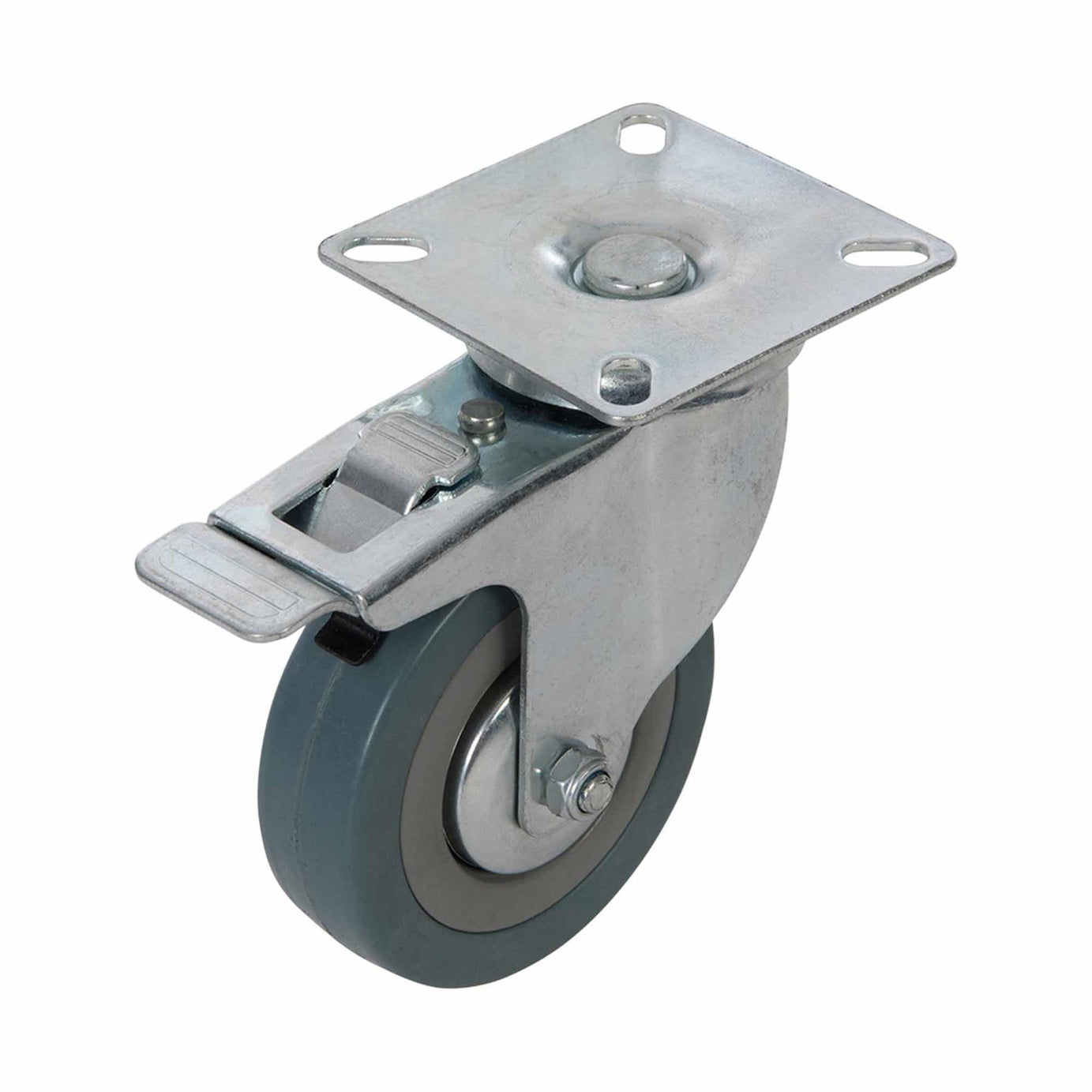 Heavy Duty Swivel Rubber Castor Caster Wheels Cart Wheel 100mm 4 PC