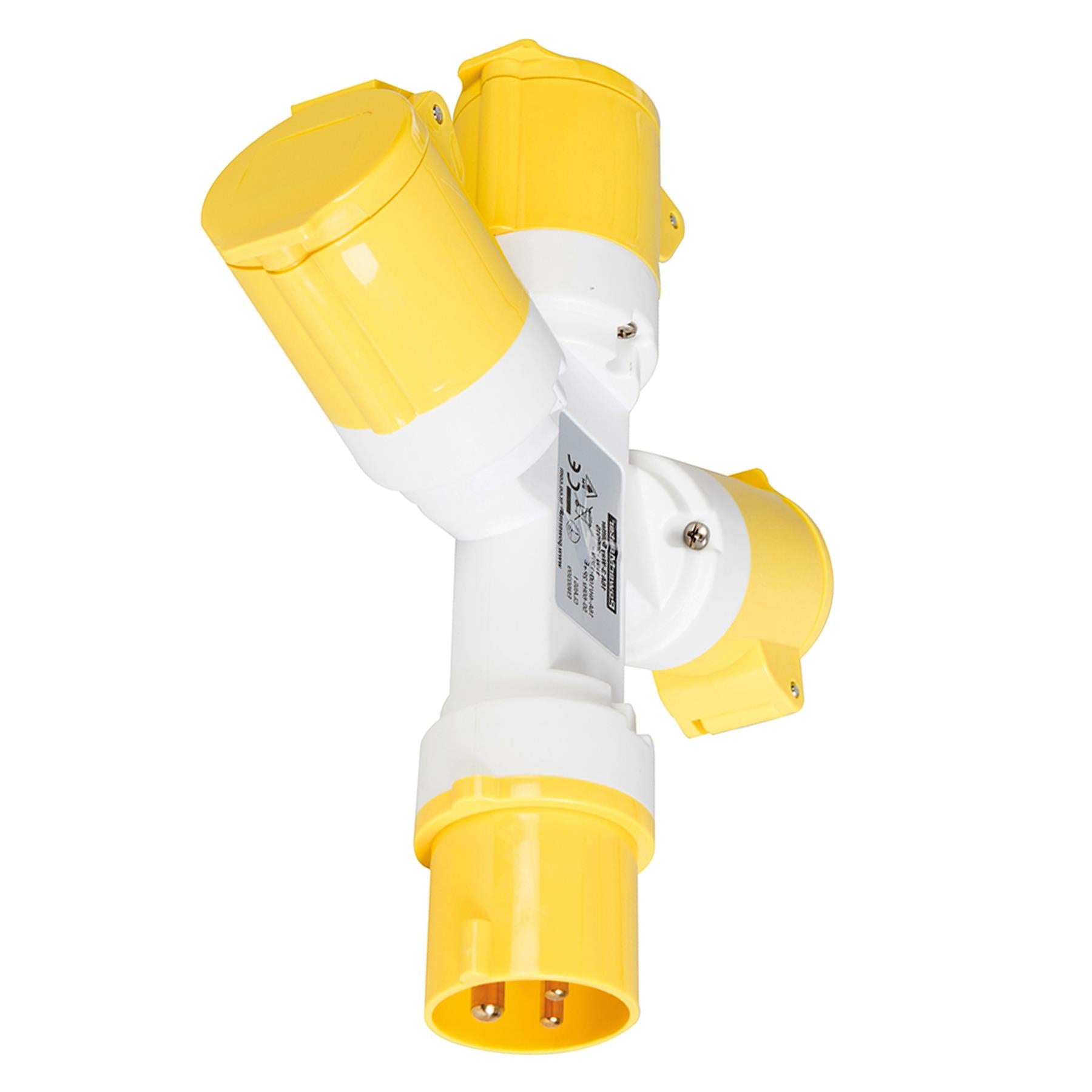 3 Way 110 V Volt Branch Spliter Y Junction Box 16 A Amp Site Socket Splashproof