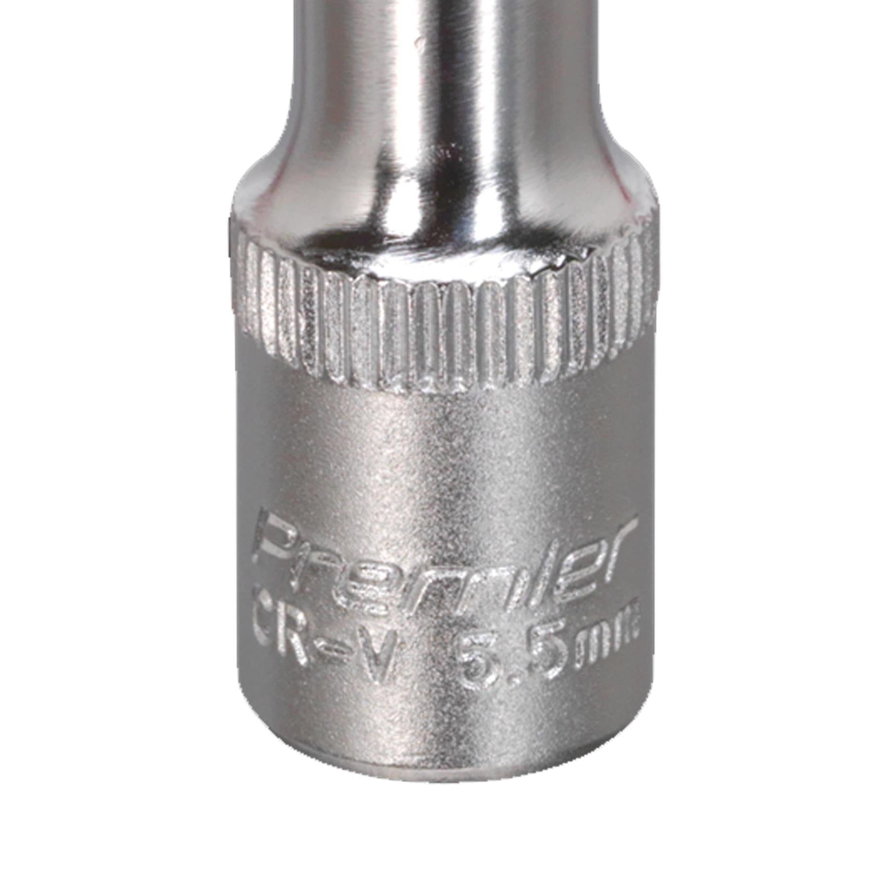 Sealey WallDrive Socket 5.5mm Deep 1/4"Sq Drive