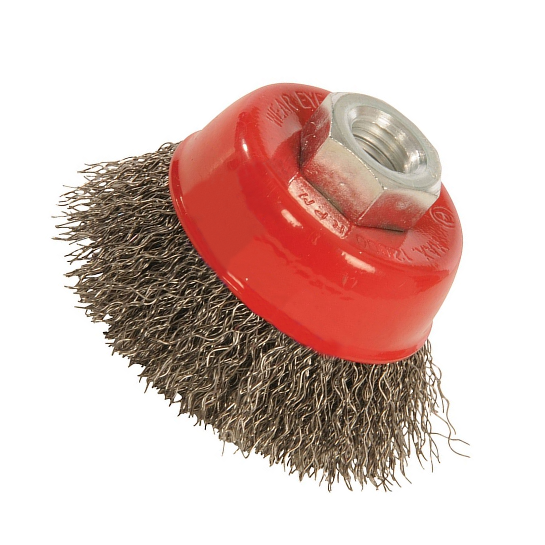 Steel Crimp Cup 65mm Wire Brush M14 Rust Removal Professional Hand Tool