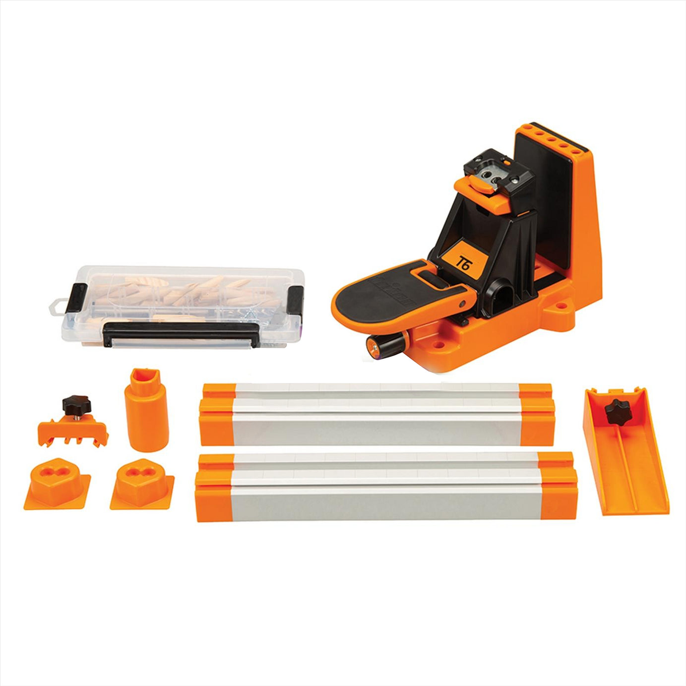 T6 Pocket-Hole Jig T6PHJ Can be used + 12 - 42mm (1/2 - 1-1/2") thickness wood