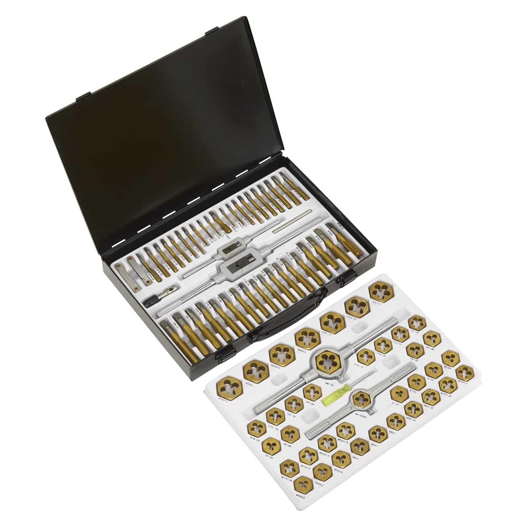 Sealey Tap & Die Set Hexagonal Metric & Imperial 86pc
