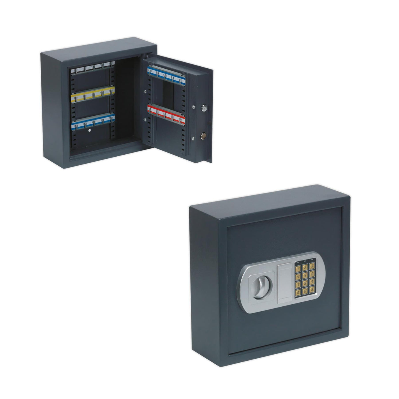 Sealey Electronic Key Cabinet 25 Key Capacity Twin Locking Bolts