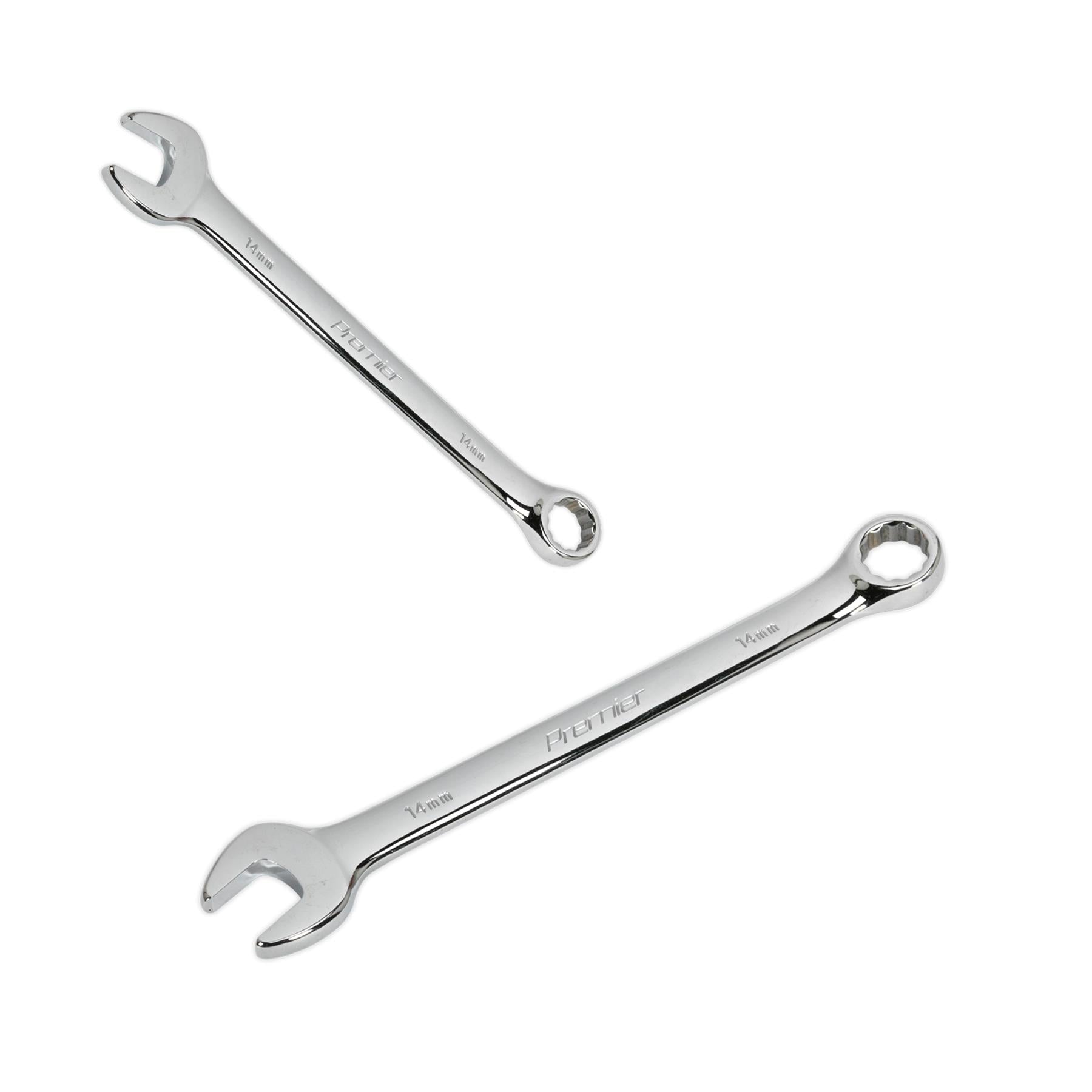 Sealey Combination Spanner 14mm Chrome Vanadium Steel