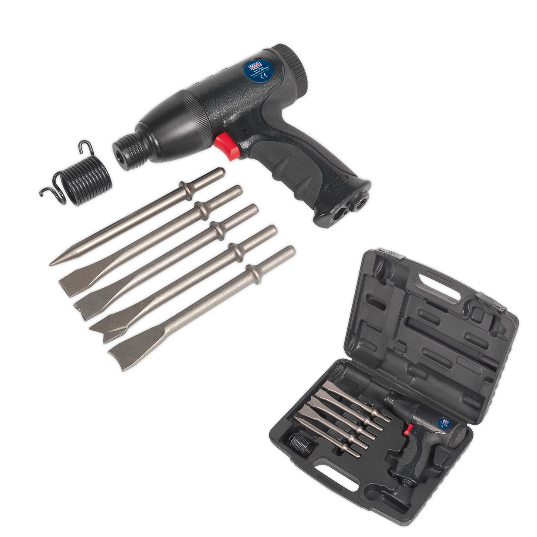Sealey Air Hammer Kit Composite Premier - Medium Stroke