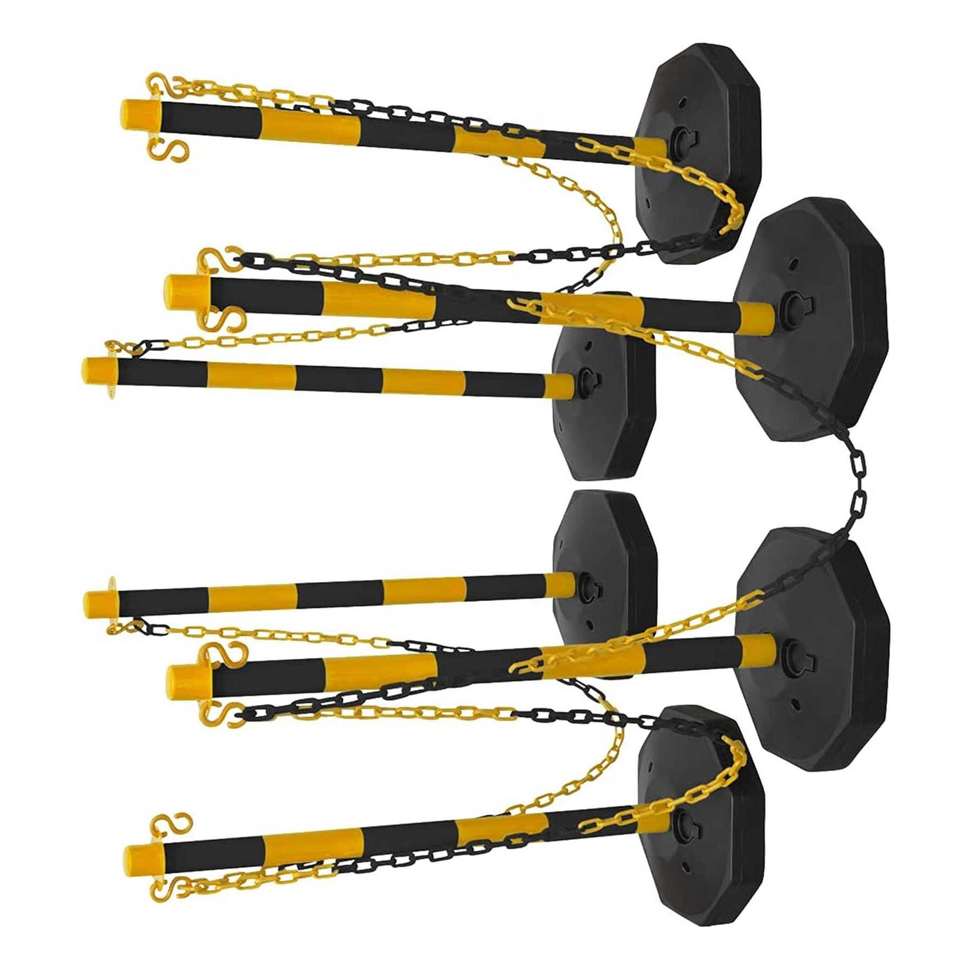 Sealey Black/Yellow Post & Chain Kit 25m