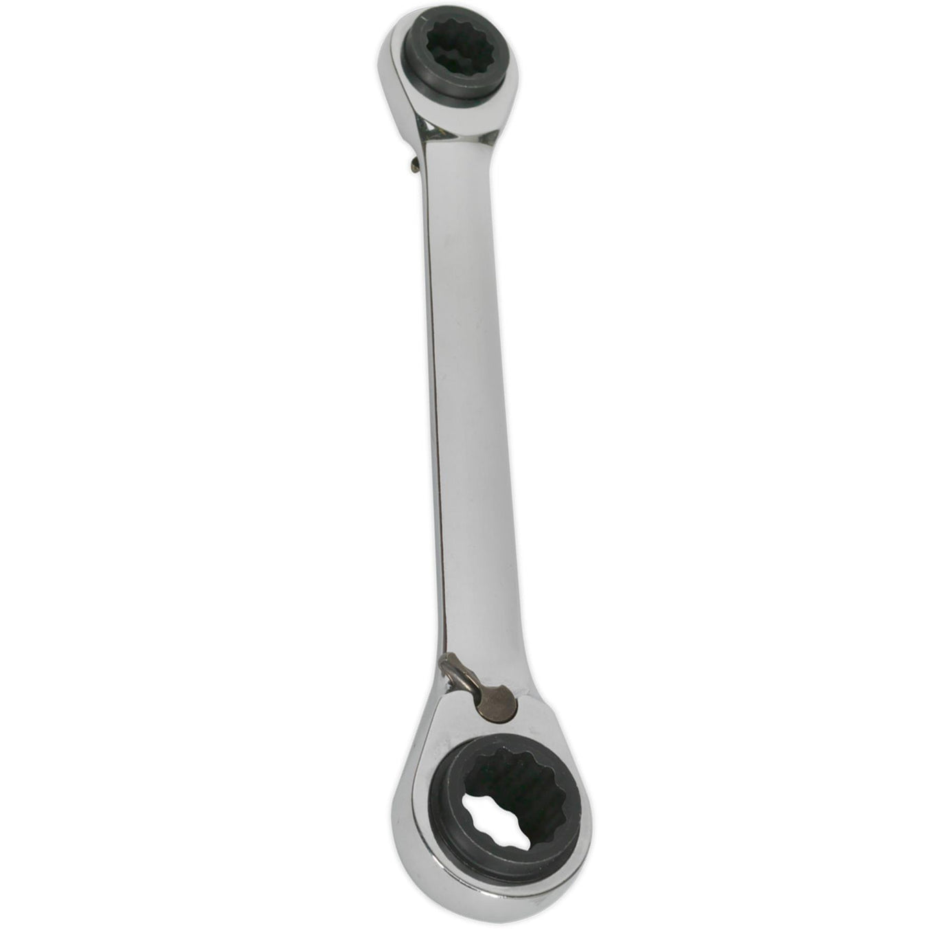 Sealey Ratchet Ring Spanner 4-in-1 Reversible Metric