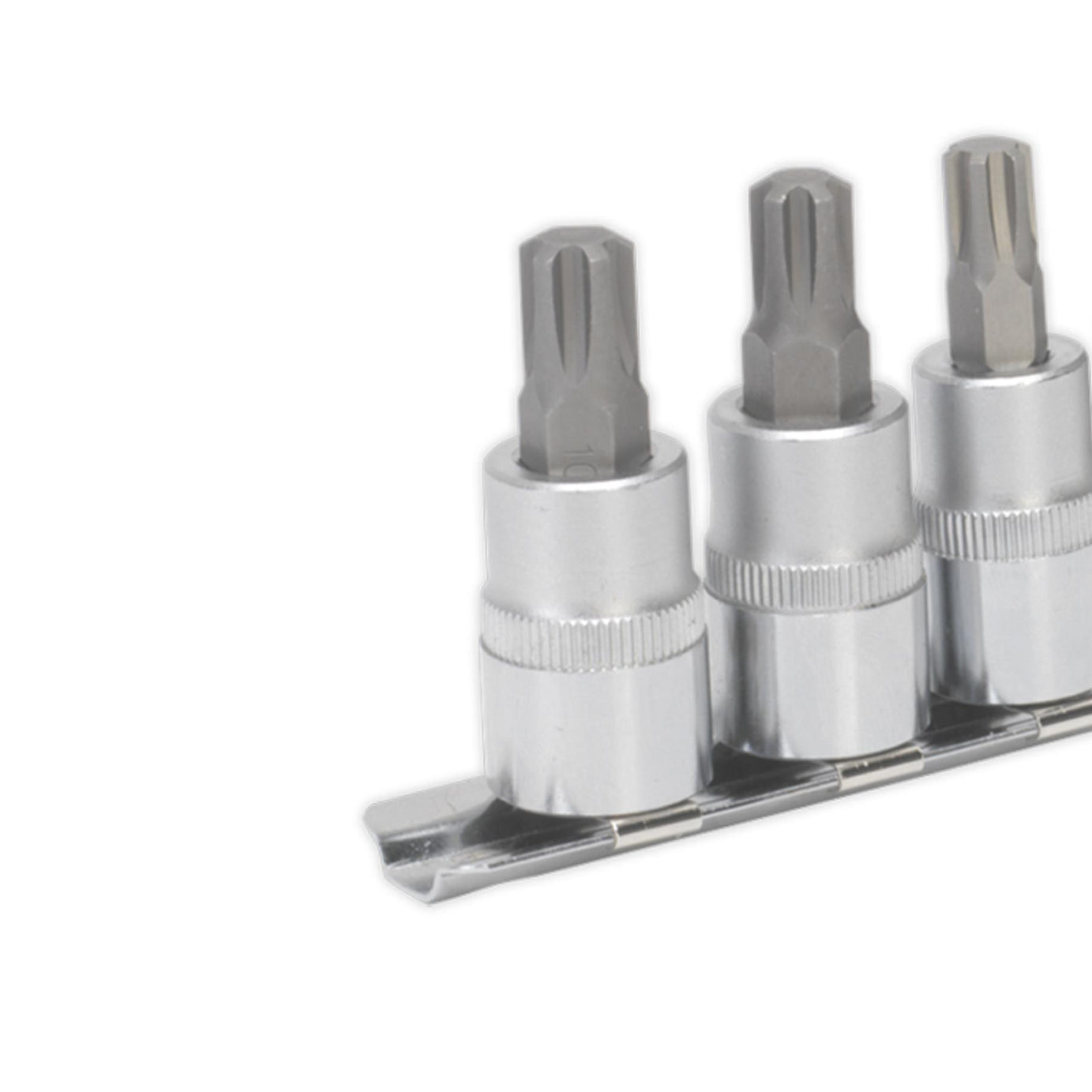 Sealey Ribe Socket Bit Set 7pc 3/8"Sq Drive 50mm
