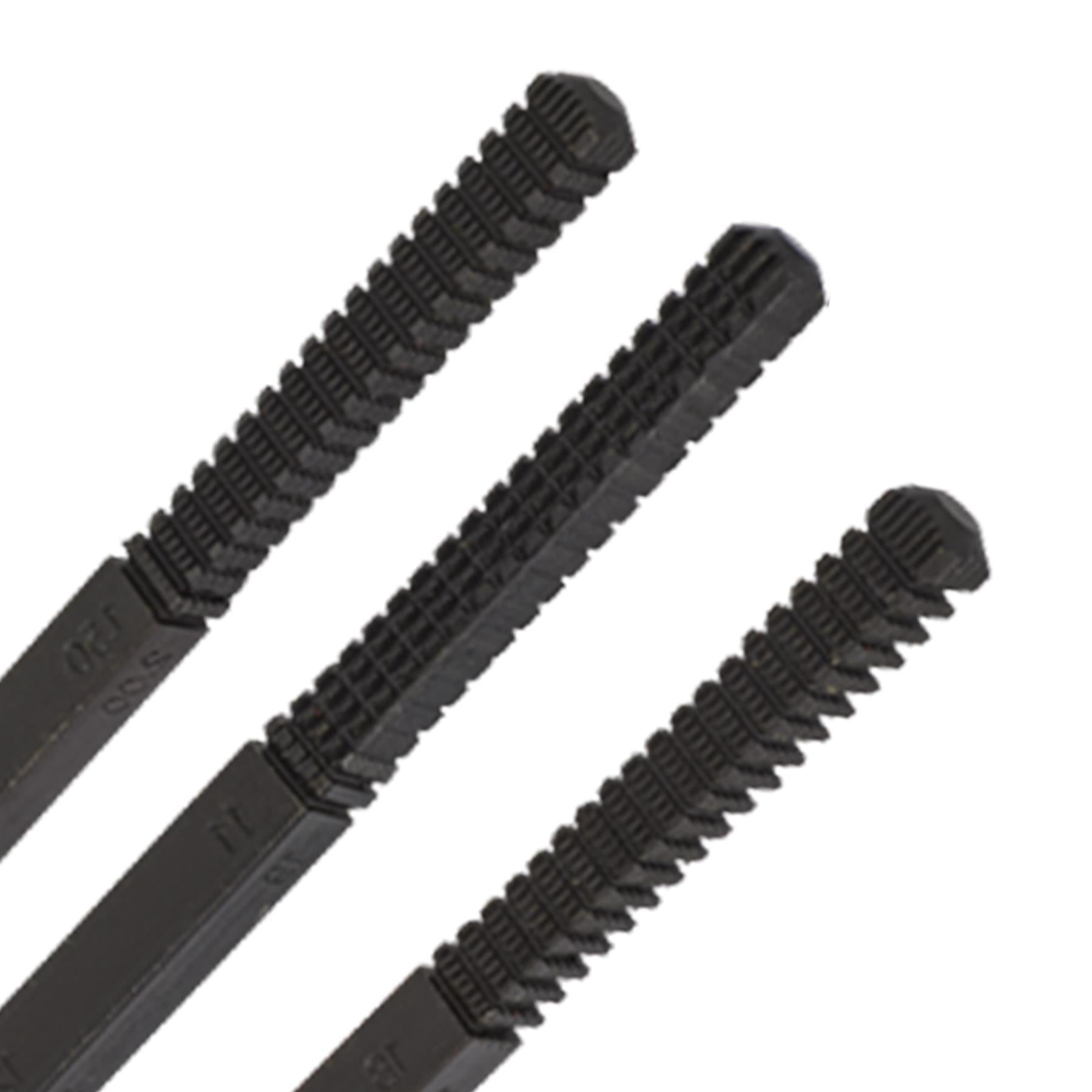 Sealey 3pc Thread Restore File Set Double Ended SAE/UN-BSP-Metric Thread Cutting