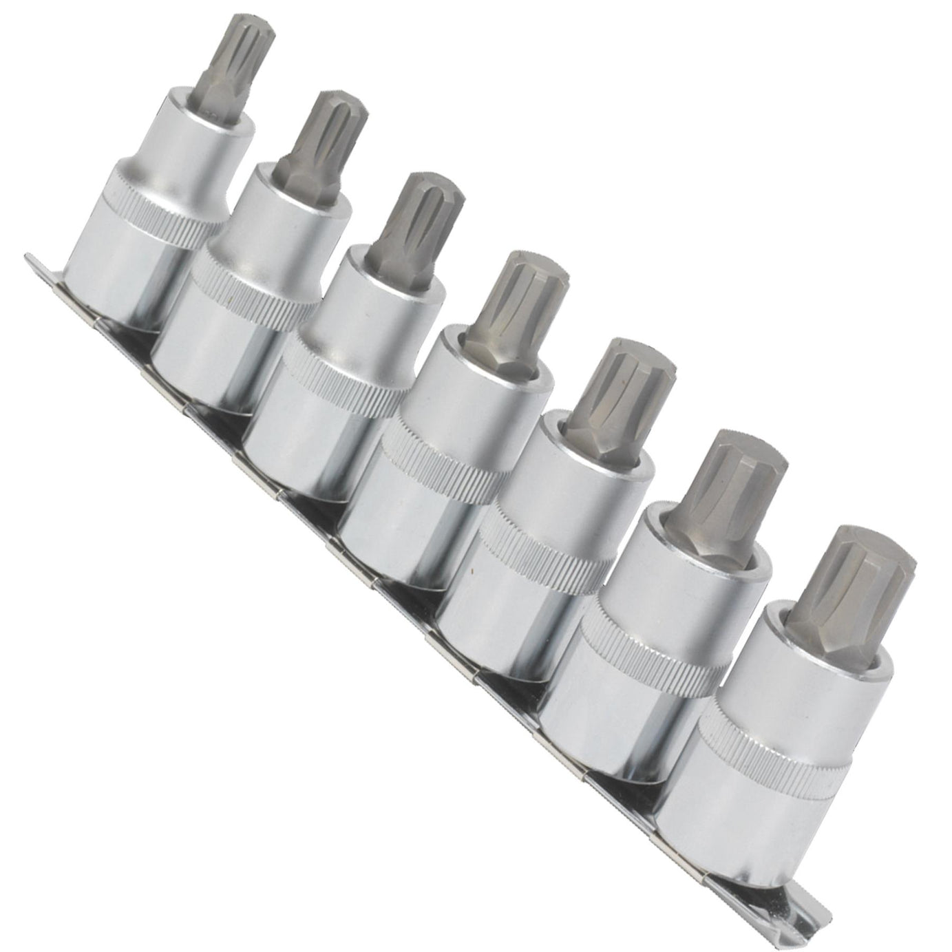 Sealey Ribe Socket Bit Set 7pc 1/2"Sq Drive 55mm