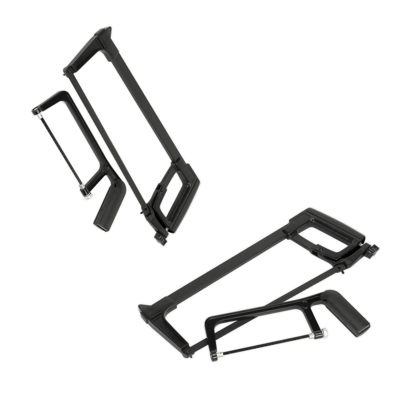 Sealey Engineer's Hacksaw Set 2pc Lightweight Aluminium Frame.
