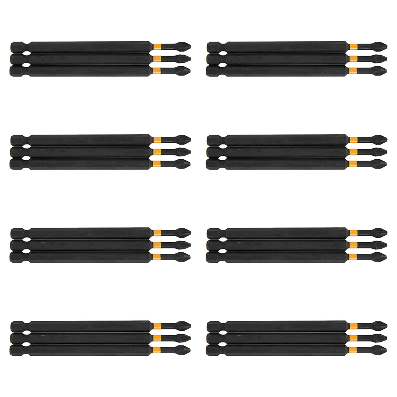 24x PH2 High Torque Impact Bit Drill Driver Screwdriver Bits Sets 110mm