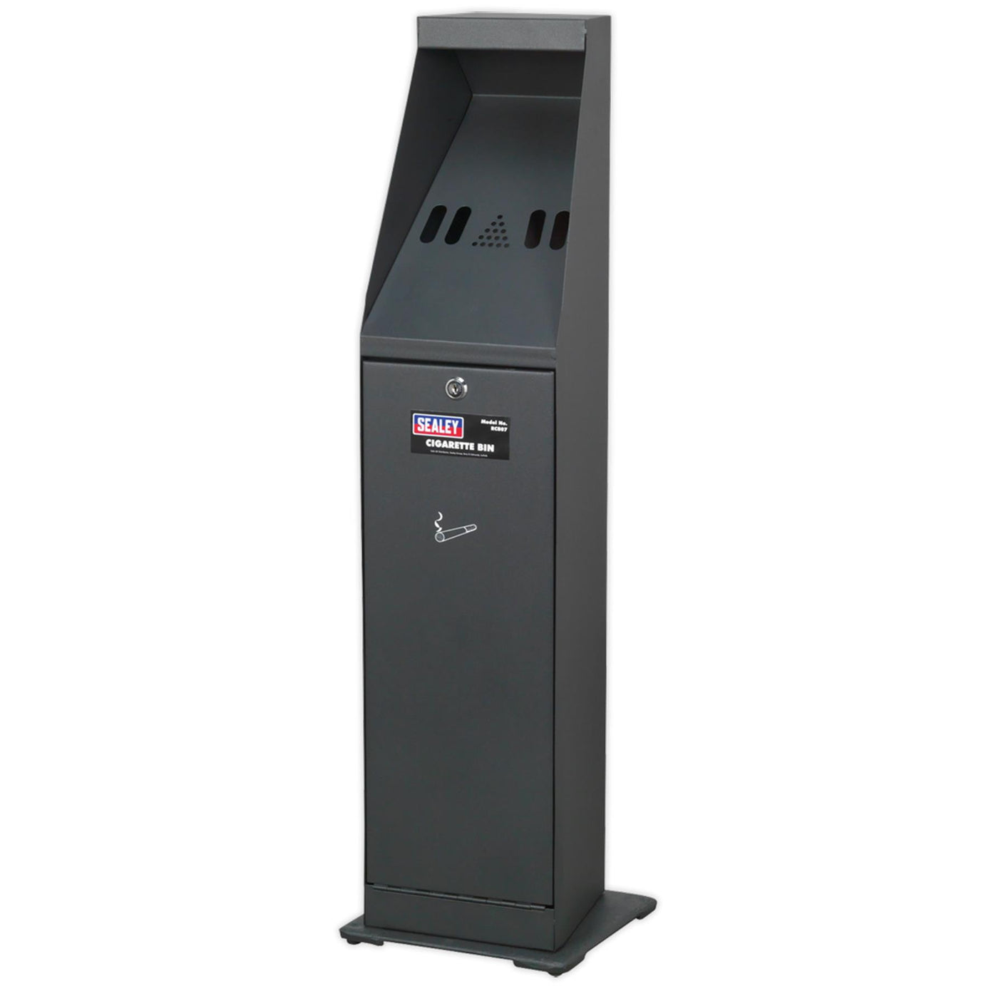 Sealey Cigarette Bin High Quality Lock And Supplied With two keys