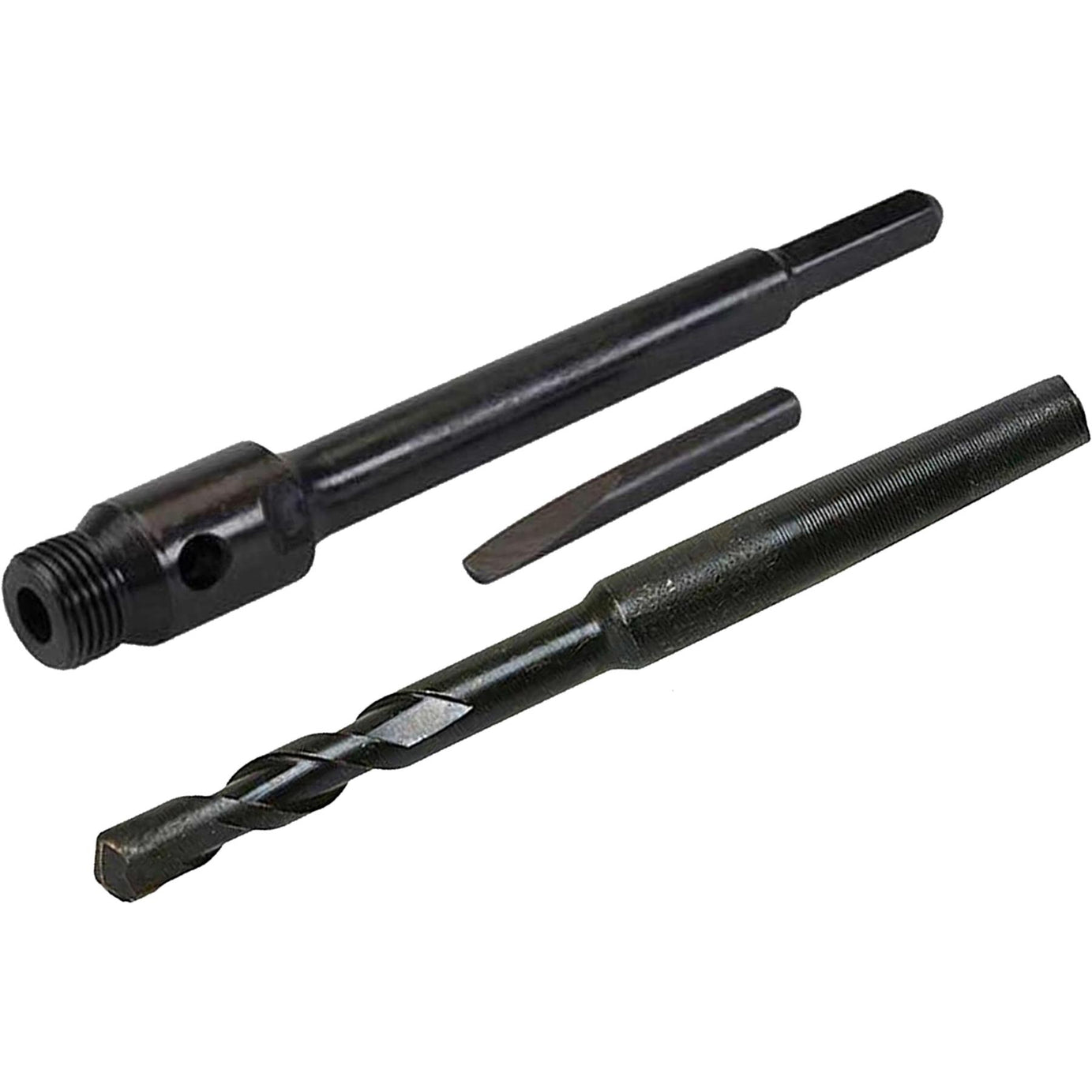 TCT Core Drill Bit 100mm Hole Saw Masonry Stone Brick Hex 200mm Extensions Pilot