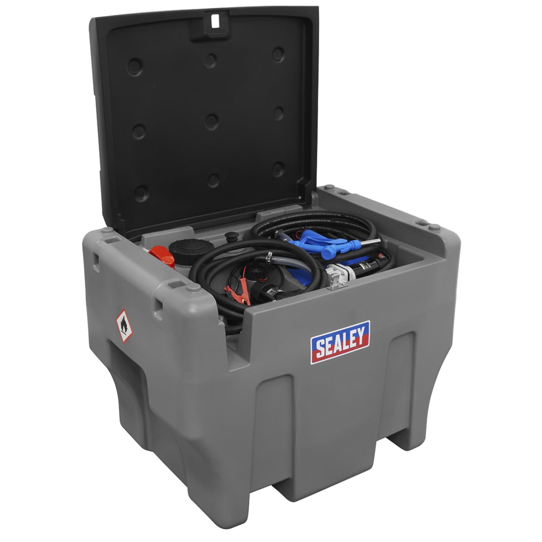 Sealey Combi Fuel Tank 400L/50L Portable Not suitable for petrol.